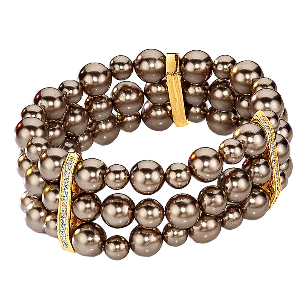 CELESTA Armband »925/- Sterling Silber vergoldet Perlen«