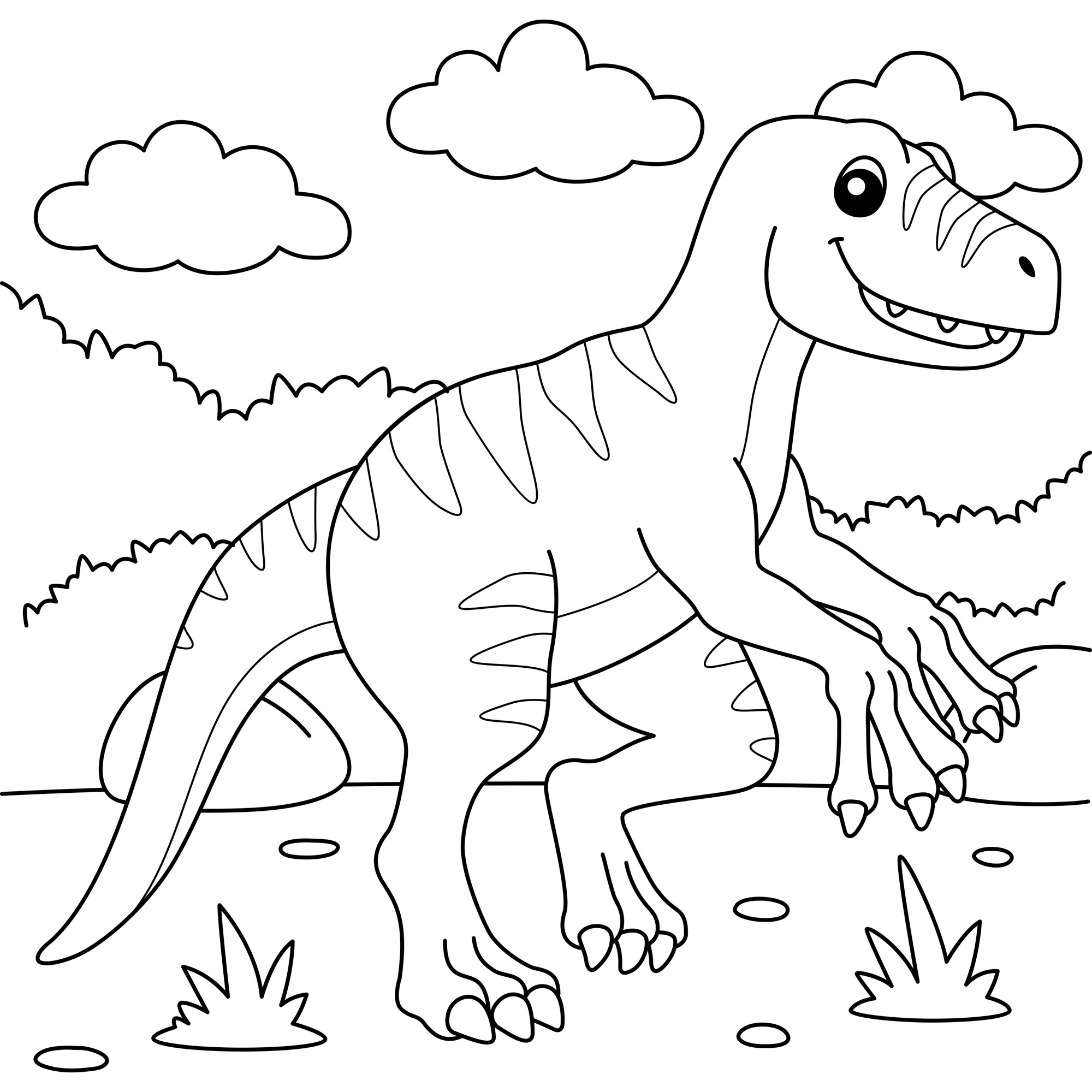 queence Wandsticker "Dino" DIY-Wandsticker zum Bemalen günstig online kaufen