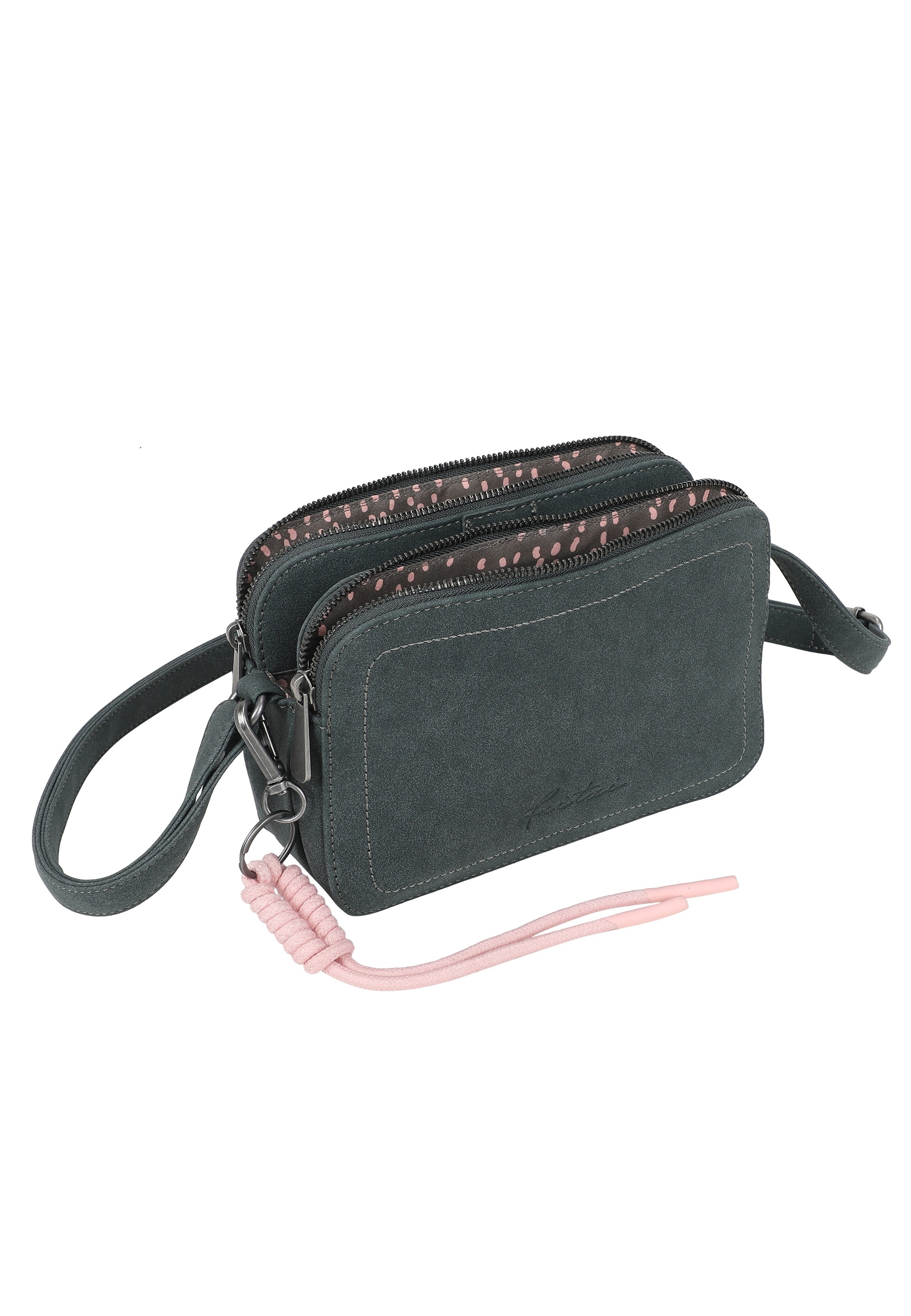 Fritzi aus Preußen Schultertasche »Jony Suede Jacky«, mit angerauter Materialoberfläche