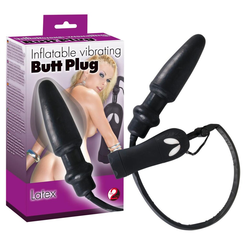 You2Toys Analplug »Vibro-Analplug Inflatable Vibrating Butt Plug«