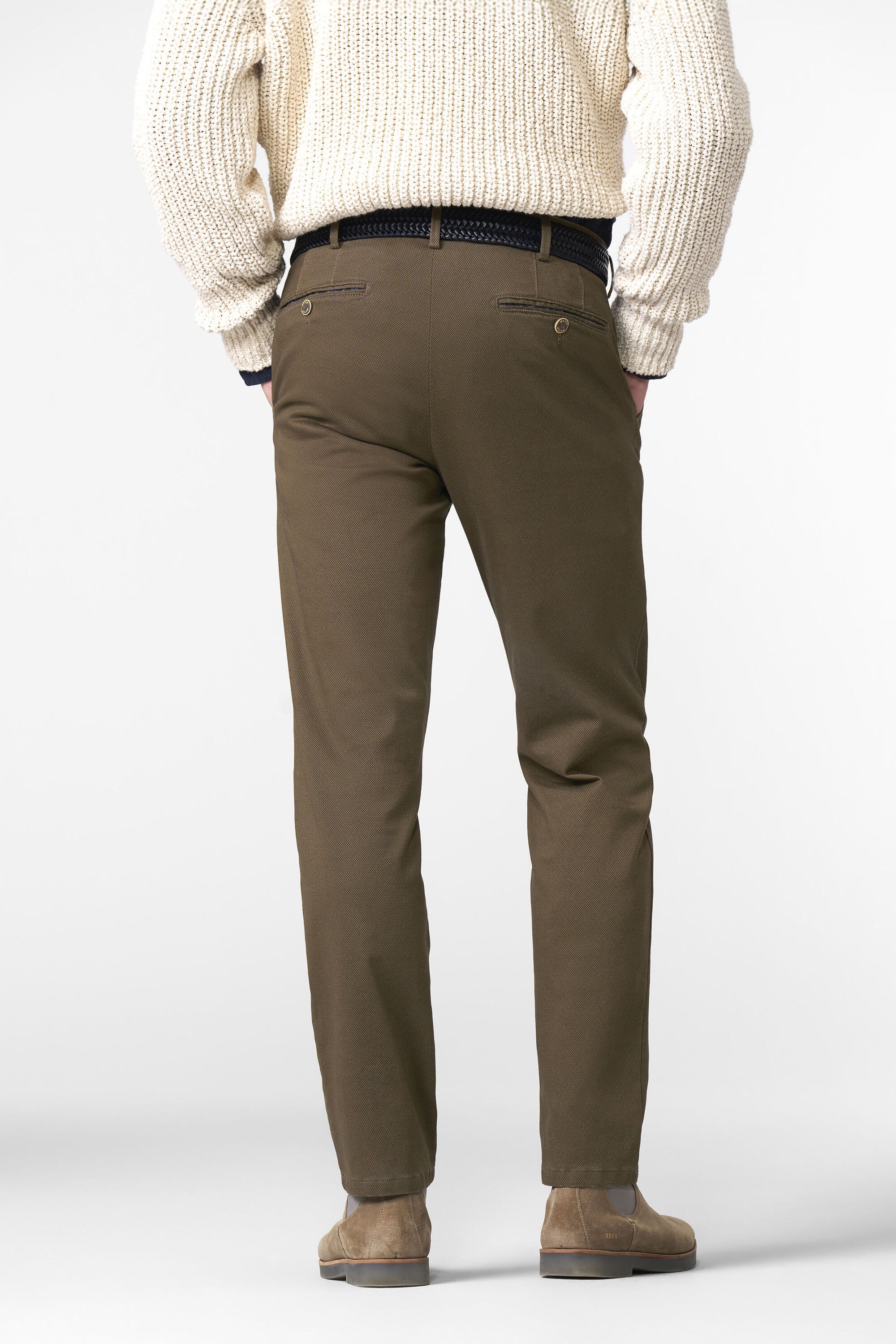 MEYER Chinos »BONN«, mit Micro Print