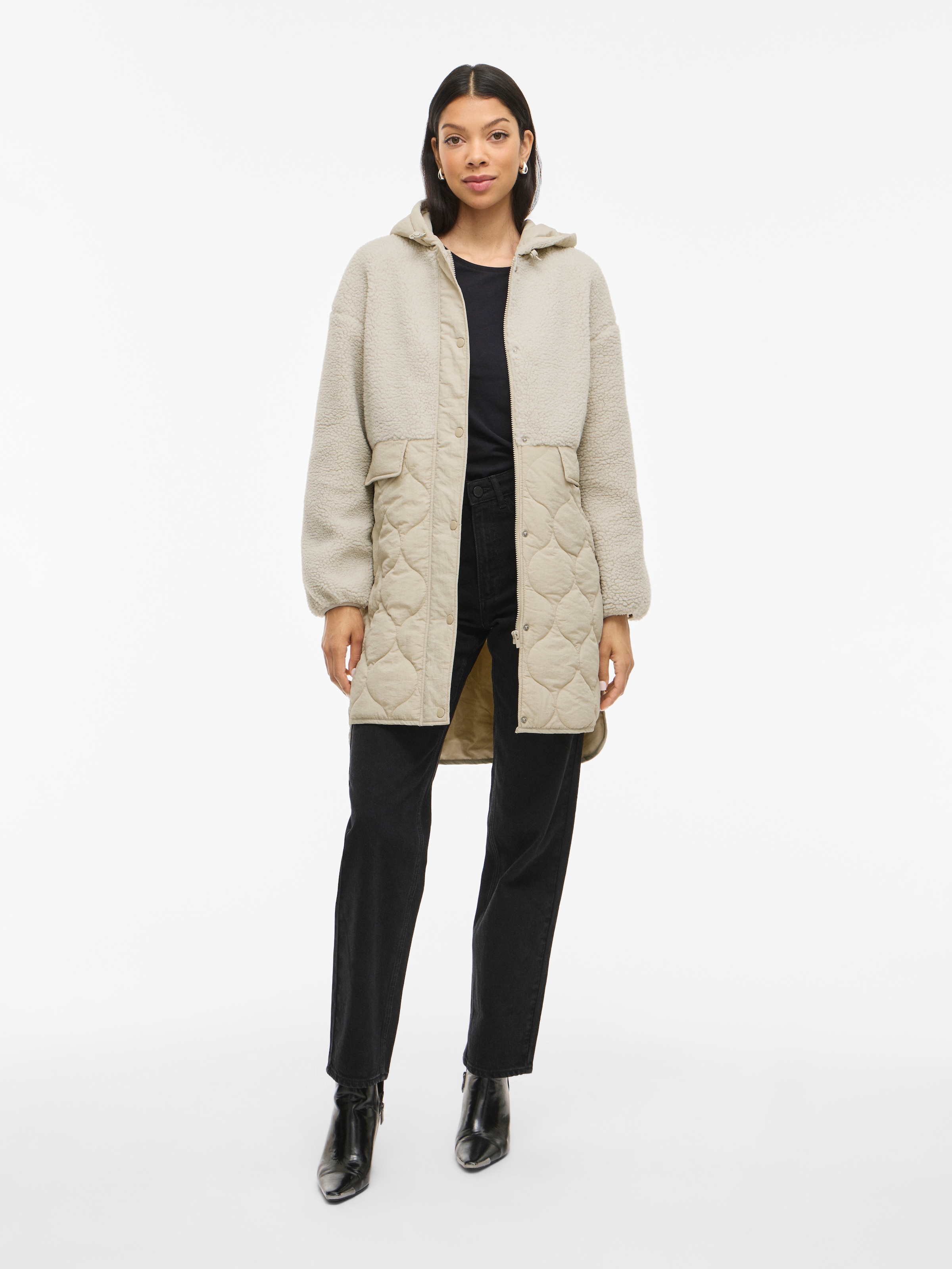 Vila Steppmantel "VITONE L/S COAT/TB" günstig online kaufen