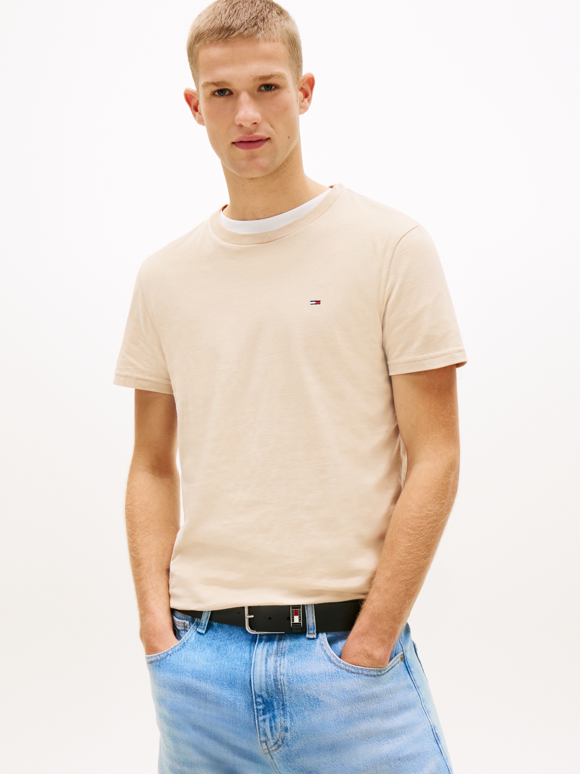 Tommy Jeans Rundhalsshirt "TJM XSLIM 2PACK JERSEY TEE EXT" Packung, 2er-Pac günstig online kaufen