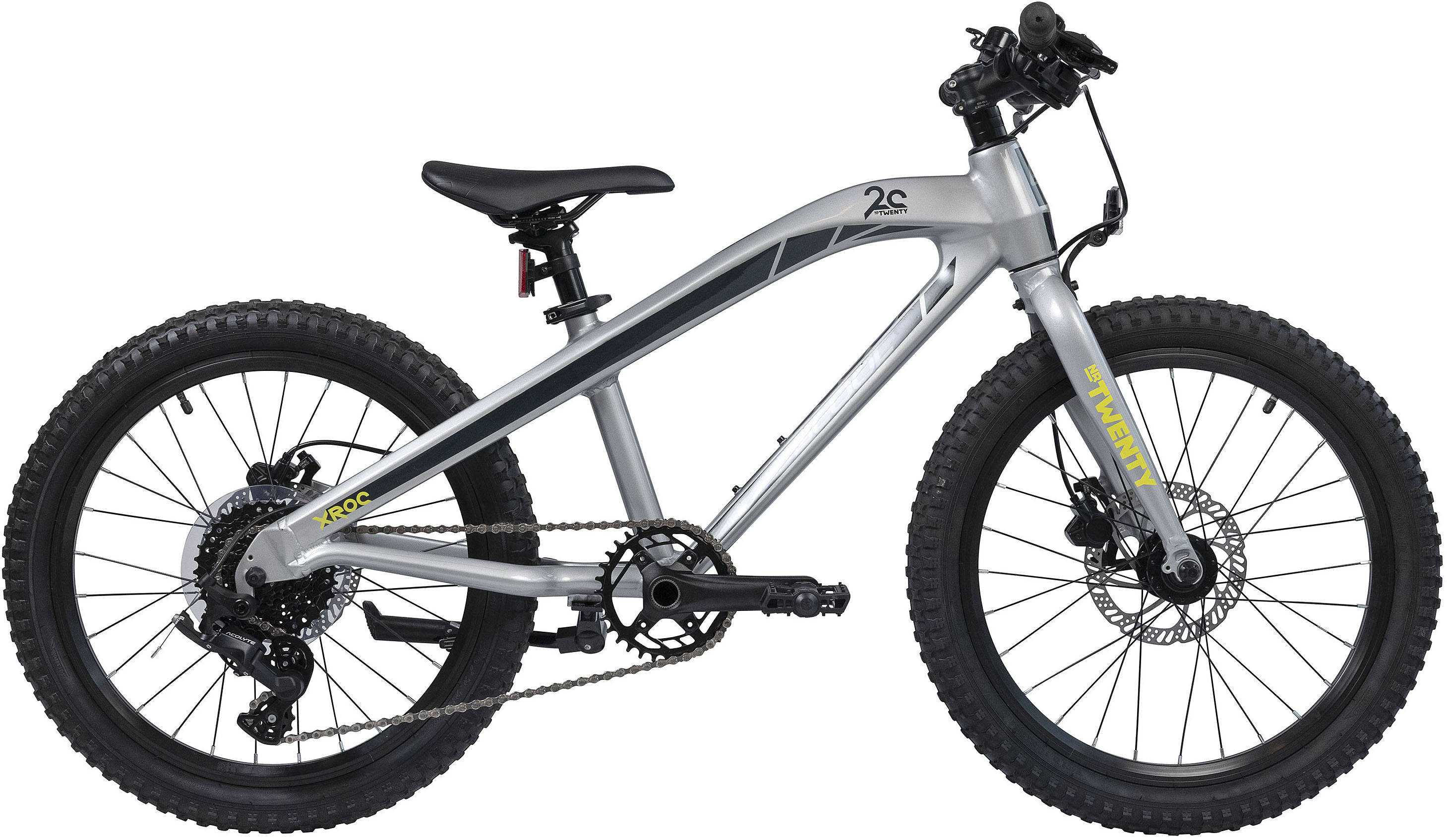 S’COOL Jugendfahrrad "SCOOL Xroc TWENTY 20-8S MicroShift- Grey" 8 Gang microSHIFT Kettenschaltung -