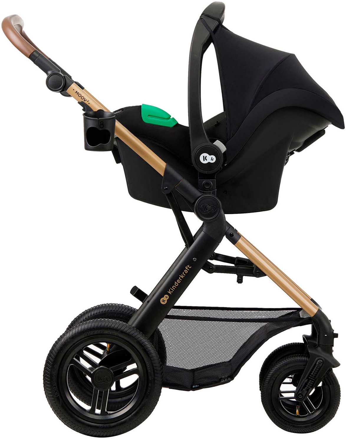 Kinderkraft Kombi-Kinderwagen »MOOV 2 4in1 AIR«, 27 kg, mit Luftreifen