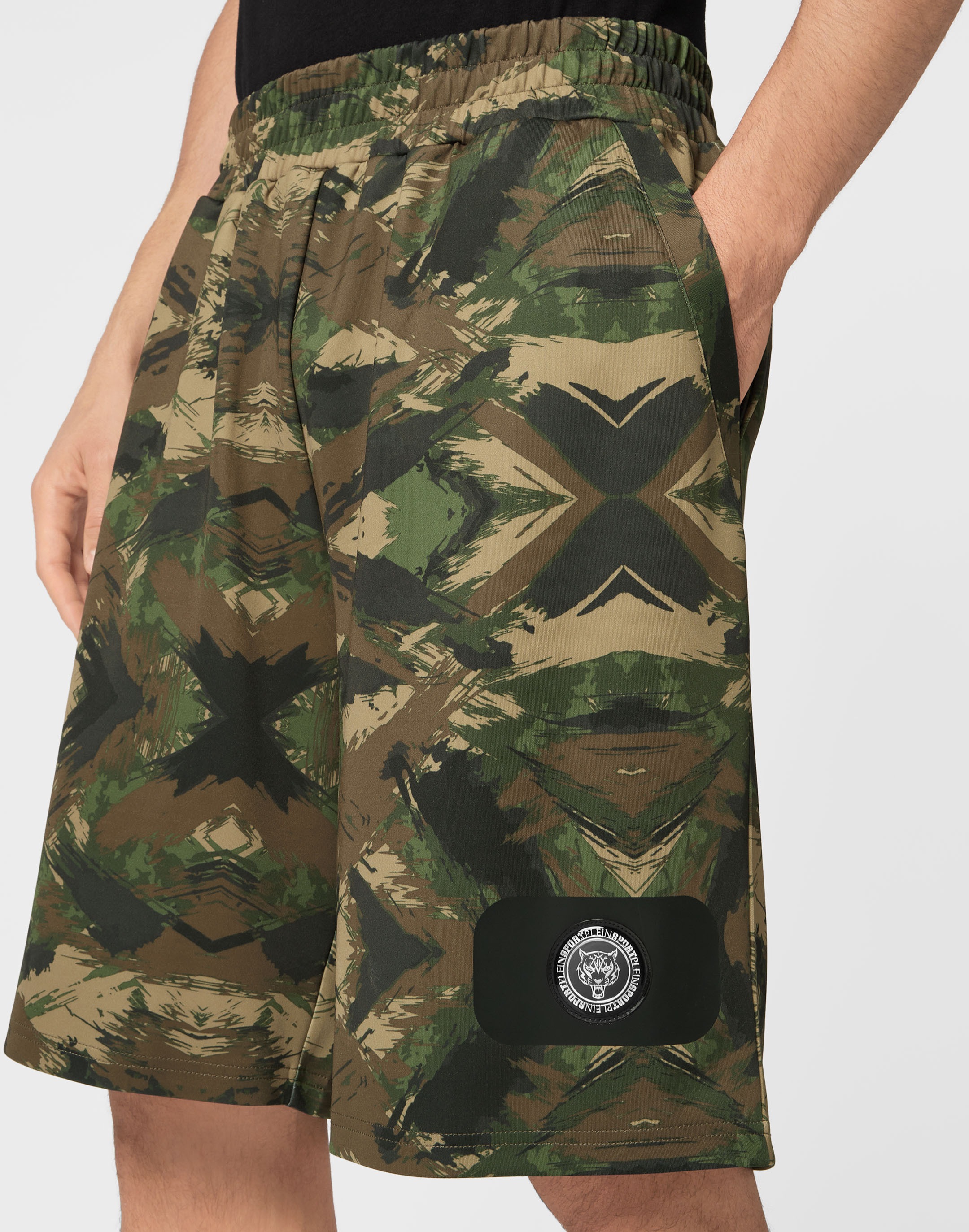 PLEIN SPORT Jogg-Bermudas »Camouflage«