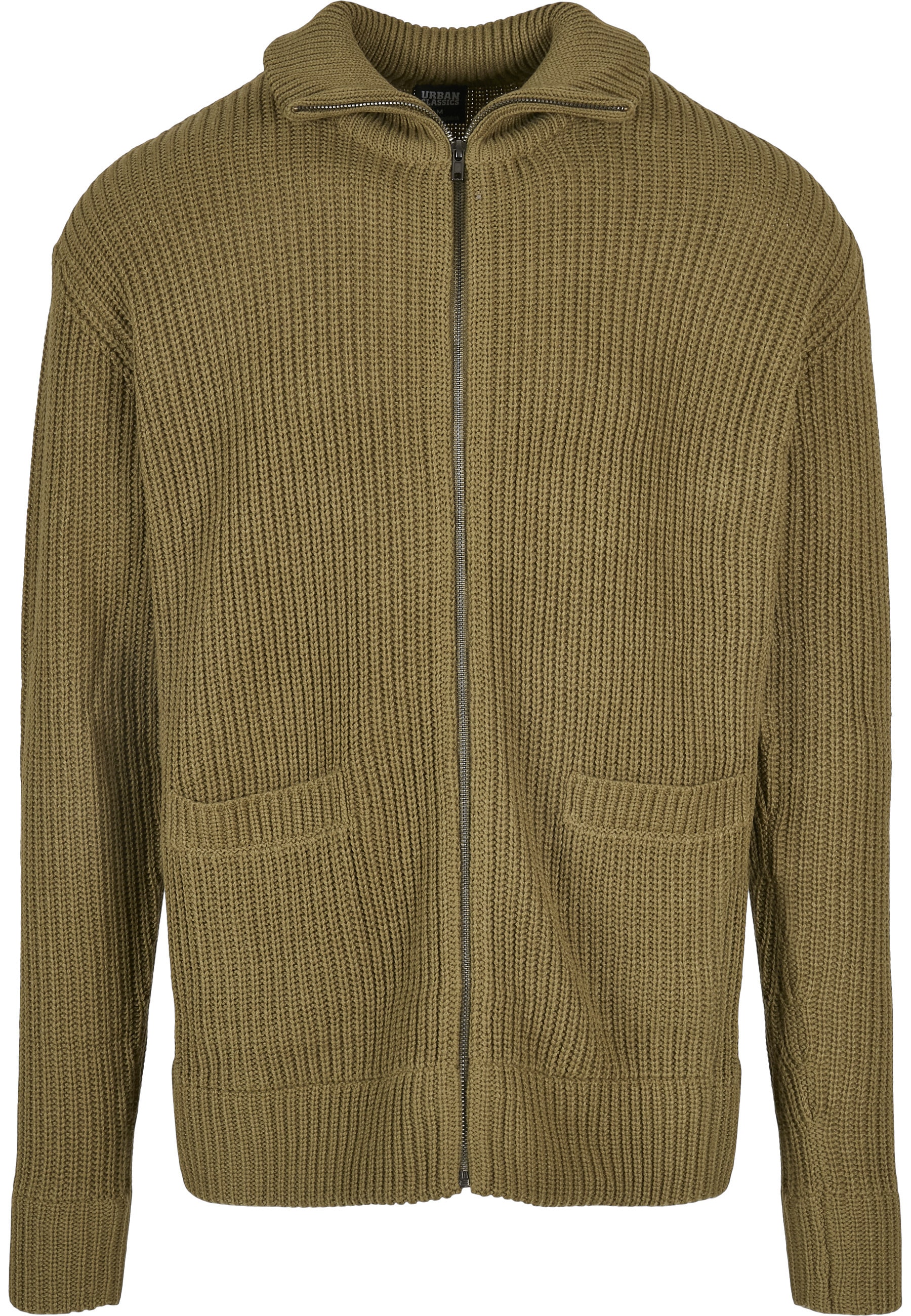 URBAN CLASSICS Cardigan "Urban Classics Herren Zip Cardigan" 1 Stk. günstig online kaufen