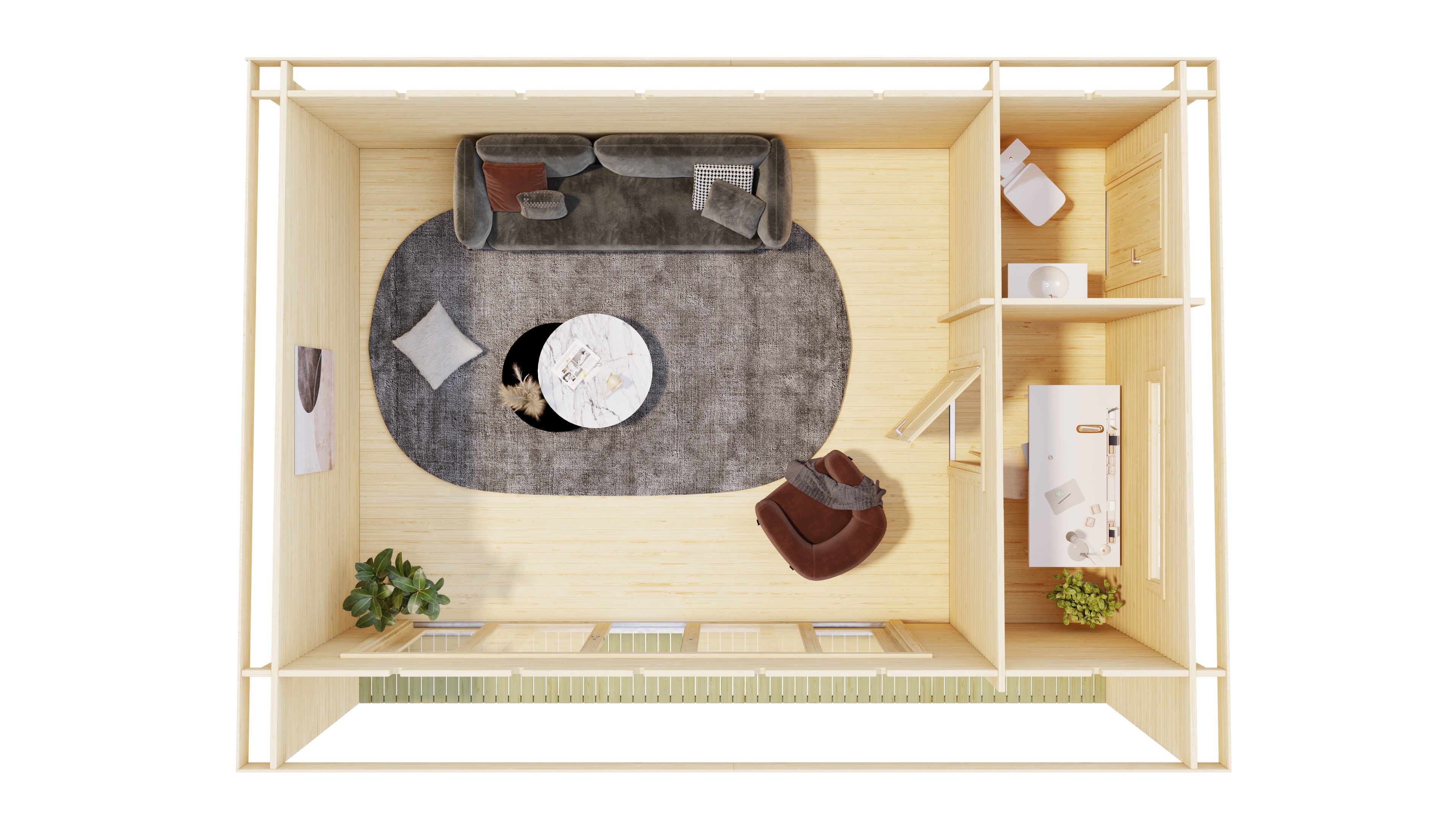 Thumbnail - Nordic Holz Gartenhaus "JAVA"
