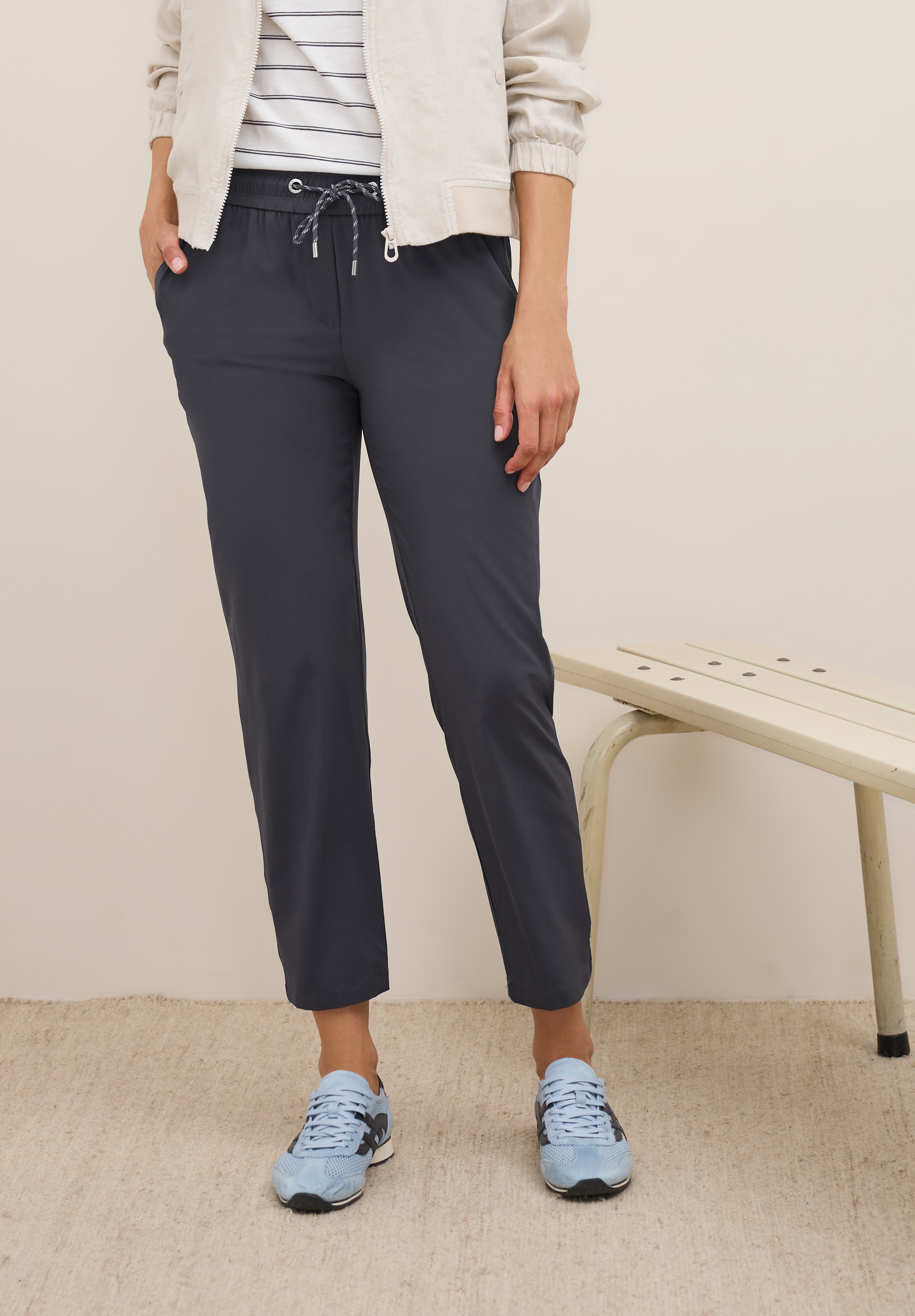 Cecil Stoffhose "Style Tracey Light", mit elastischem Bund und Tunnelzug günstig online kaufen