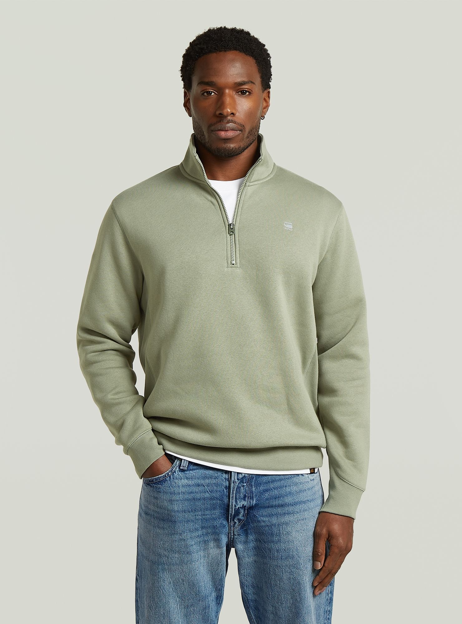 G-STAR "Premium Core Half Zip Sweater"