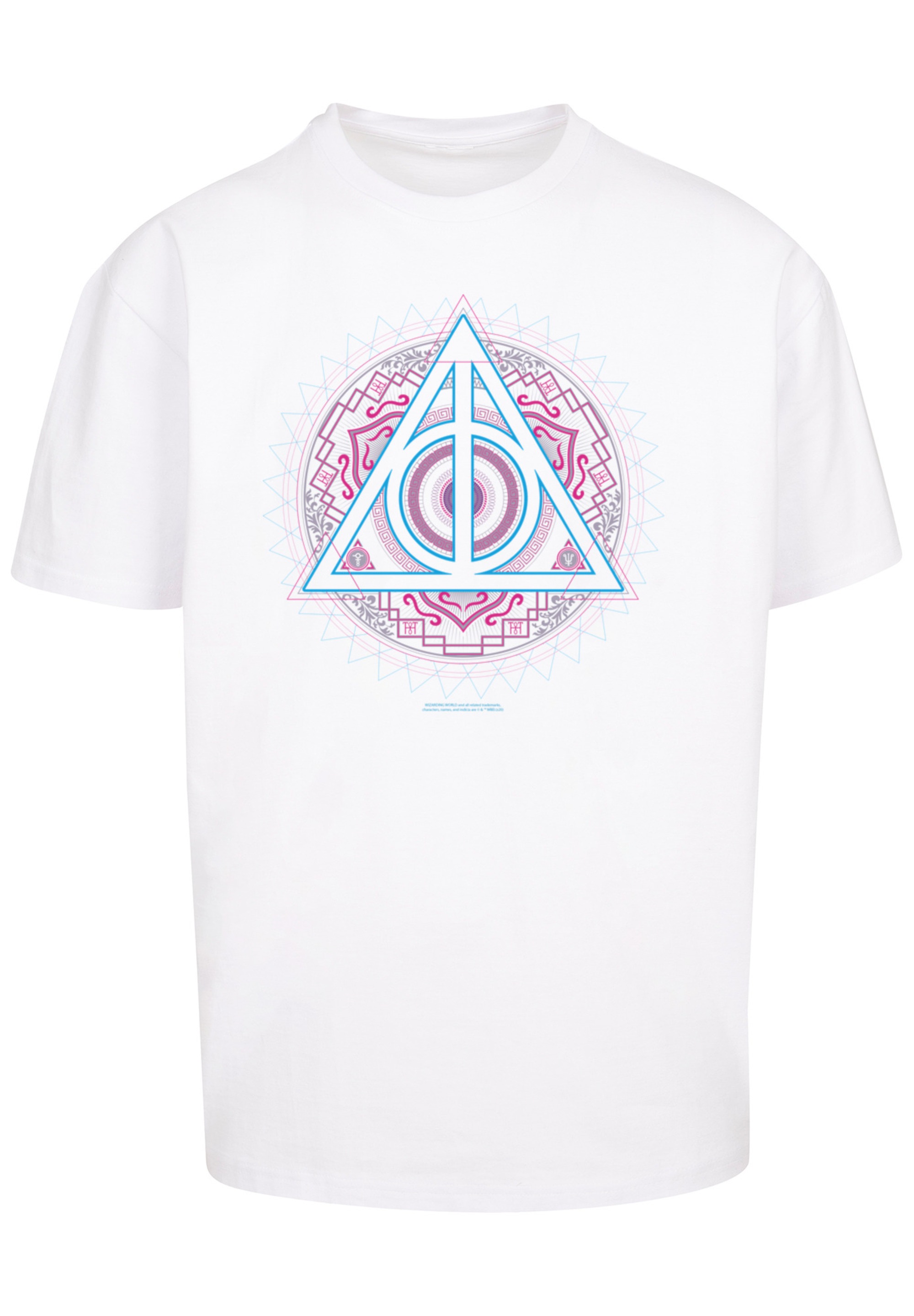 F4NT4STIC T-Shirt »Harry Potter Neon Deathly hollows«, Print