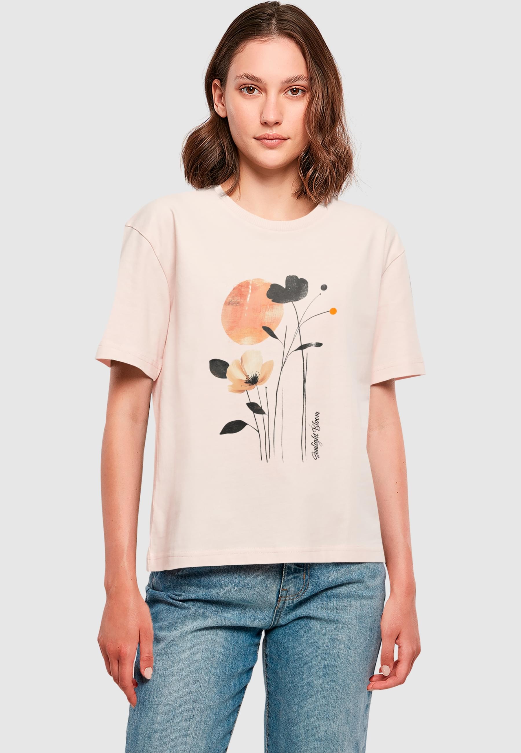 Thumbnail - Merchcode T-Shirt "Merchcode Ladies Sunlight Bloom Tee" 1 Stk. tlg.