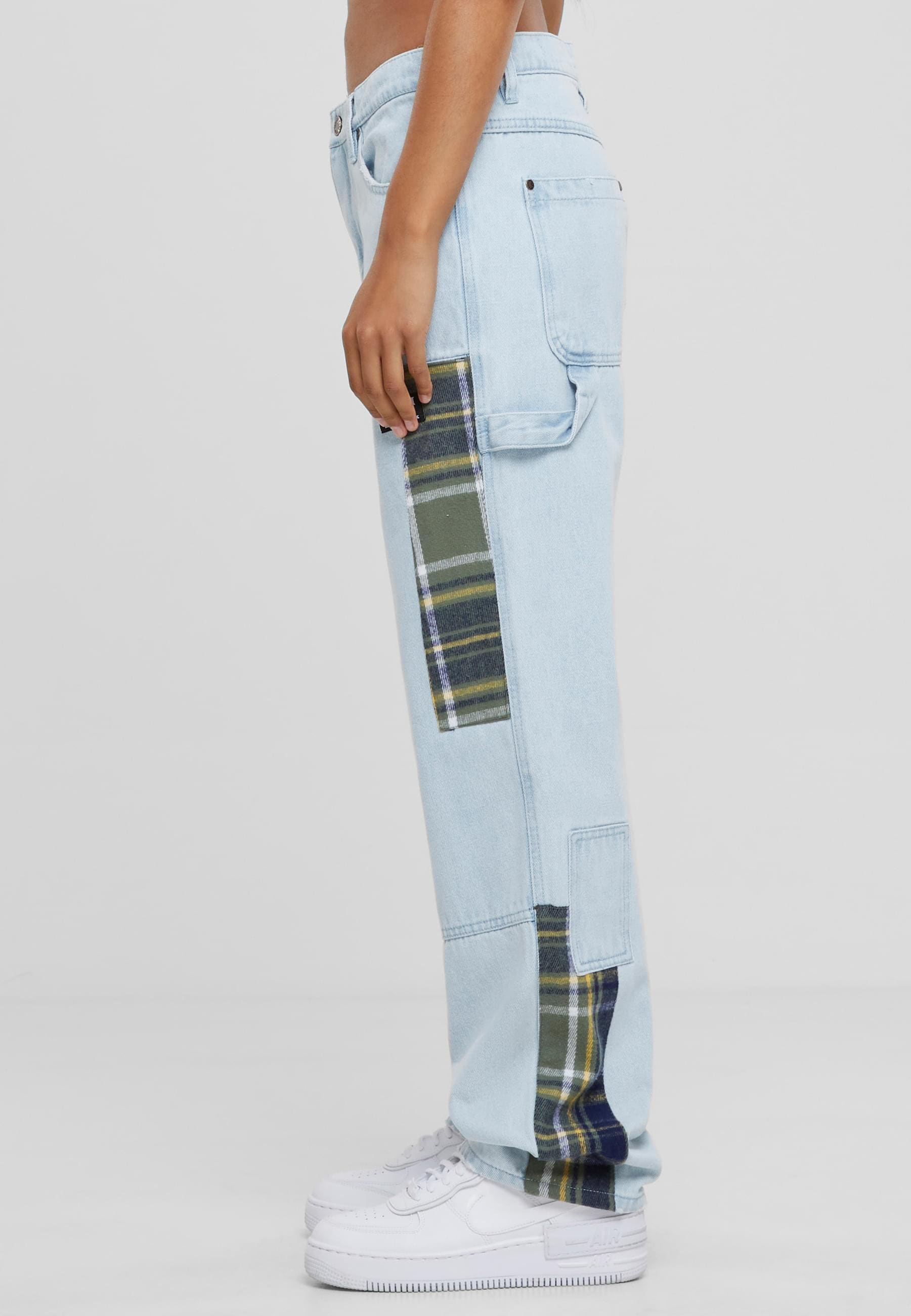 Karl Kani Bequeme Jeans »Karl Kani Herren KK Retro Patchwork Carpenter Pants«