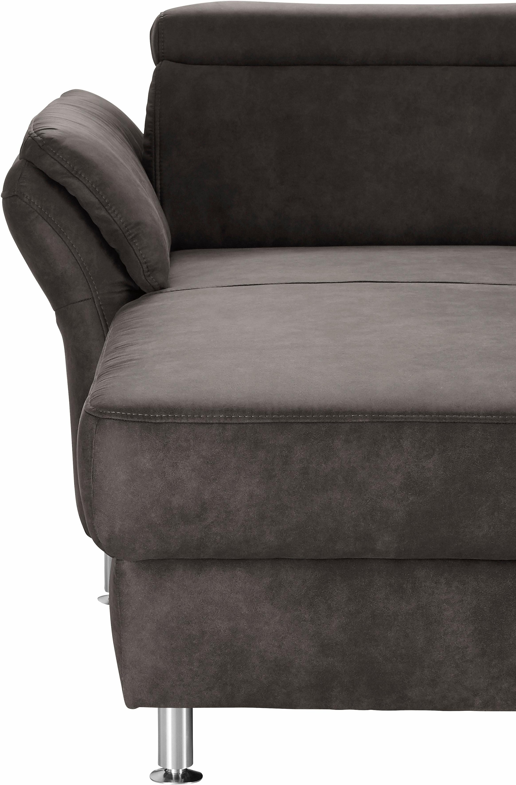 sit&more Wohnlandschaft »Avignon U-Form«, wahlweise mit Bettfunktion und Stauraum, inklusive Kopfteilverstellung