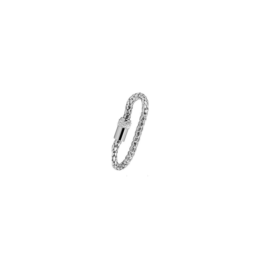 ADELIA ́S Damen Gliederarmband "Damen", 20cm, Edelstahlsilber, Edelstahl, Armbänder, Perfekt als Geschenk zum Jubiläum