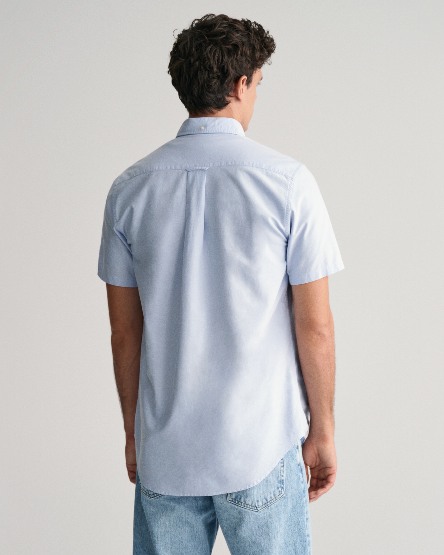 Gant Kurzarmhemd "REG OXFORD SHIRT", Gant-Stickerei günstig online kaufen