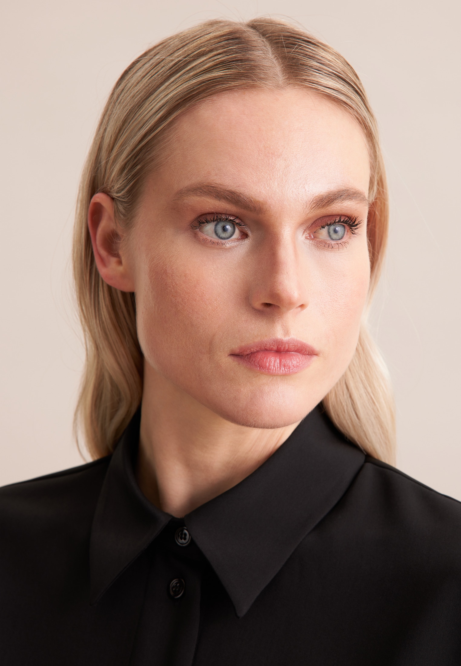 seidensticker Longbluse »Schwarze Rose«, Langarm Kragen Uni