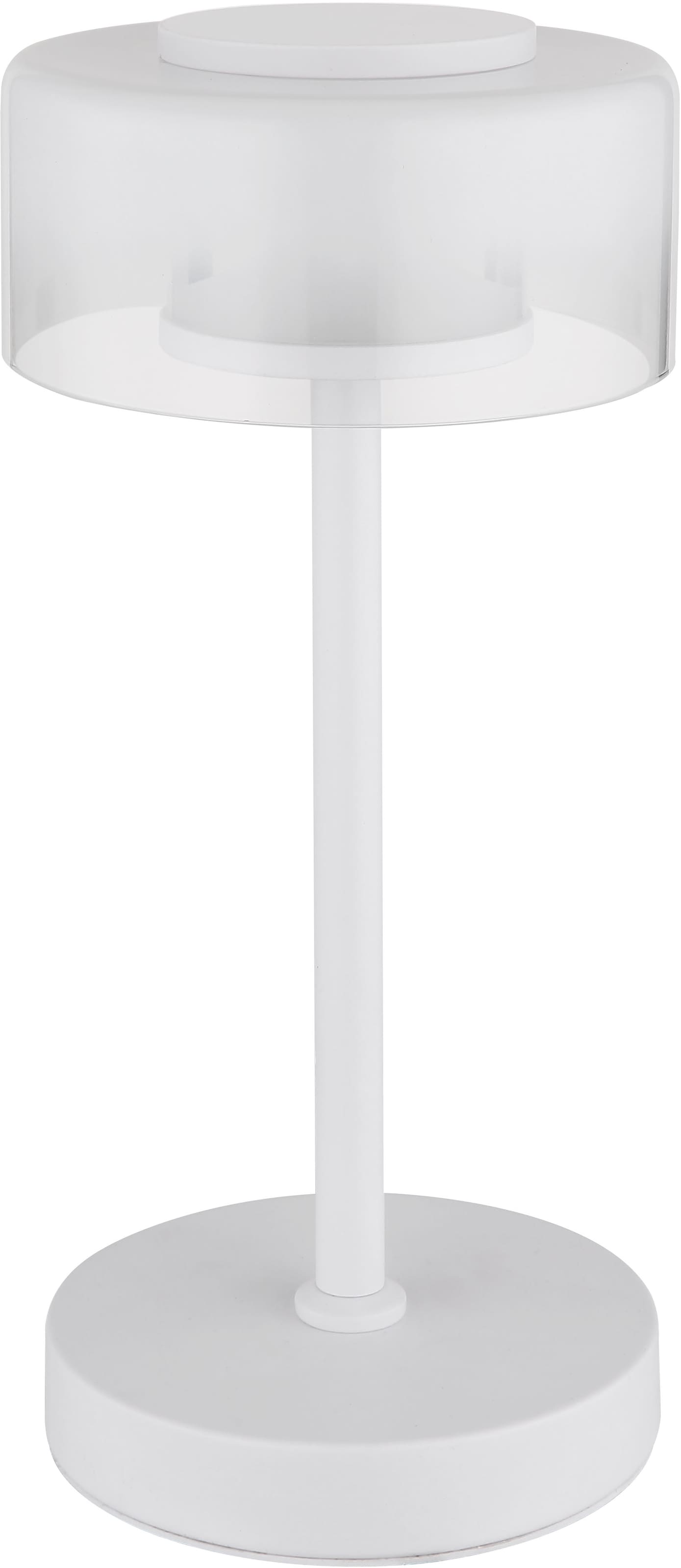 GLOBO LIGHTING LED Tischleuchte »BELINDA«, Leuchtmittel LED-Modul | LED fest integriert, Tischlampe/Glas opal/modern/Wohnzimmer/Schlafzimmer