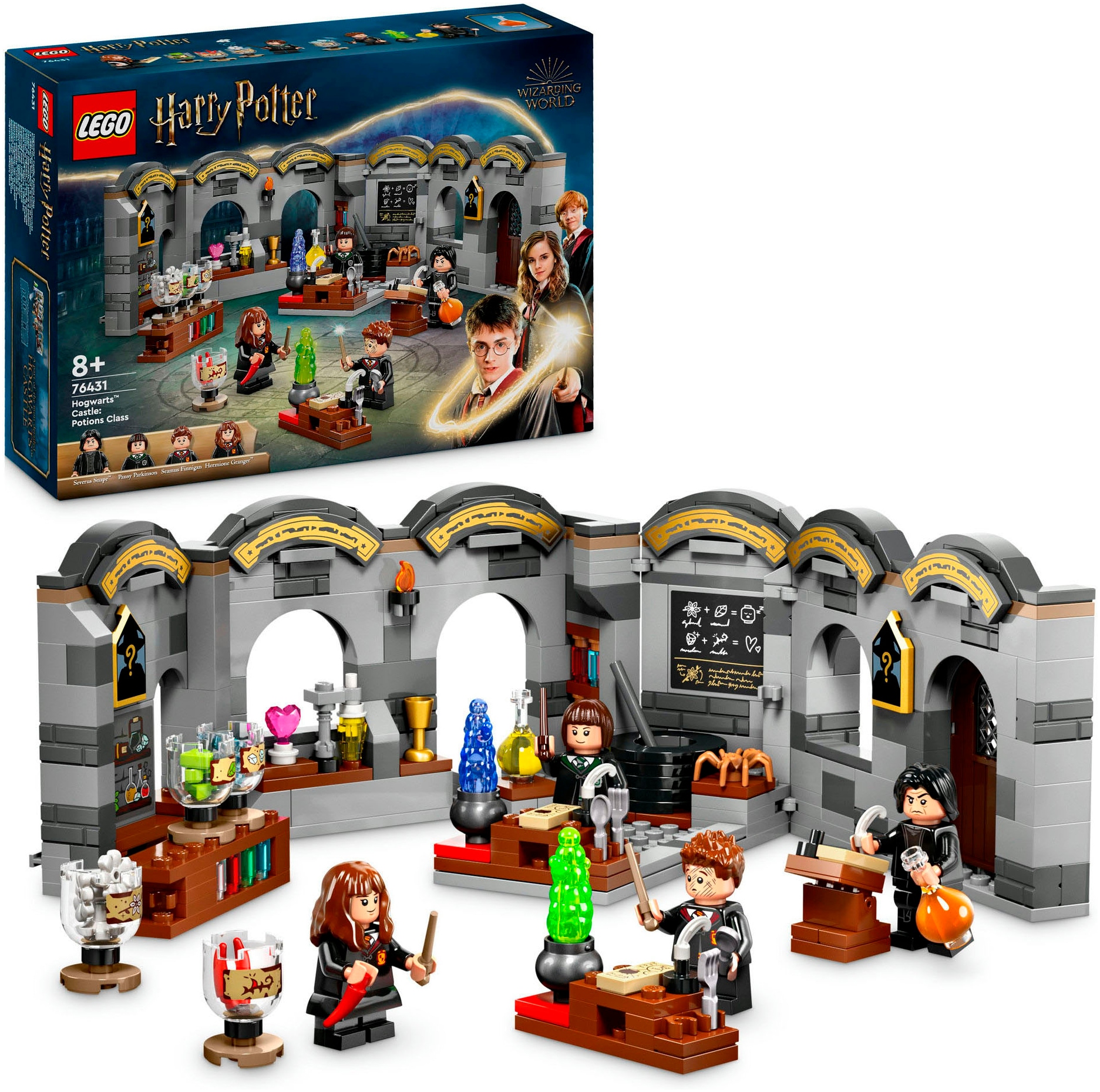 LEGO® Konstruktionsspielsteine »Schloss Hogwarts™: Zaubertrankunterricht (76431)«, (397 St.), LEGO Harry Potter™; Made in Europe
