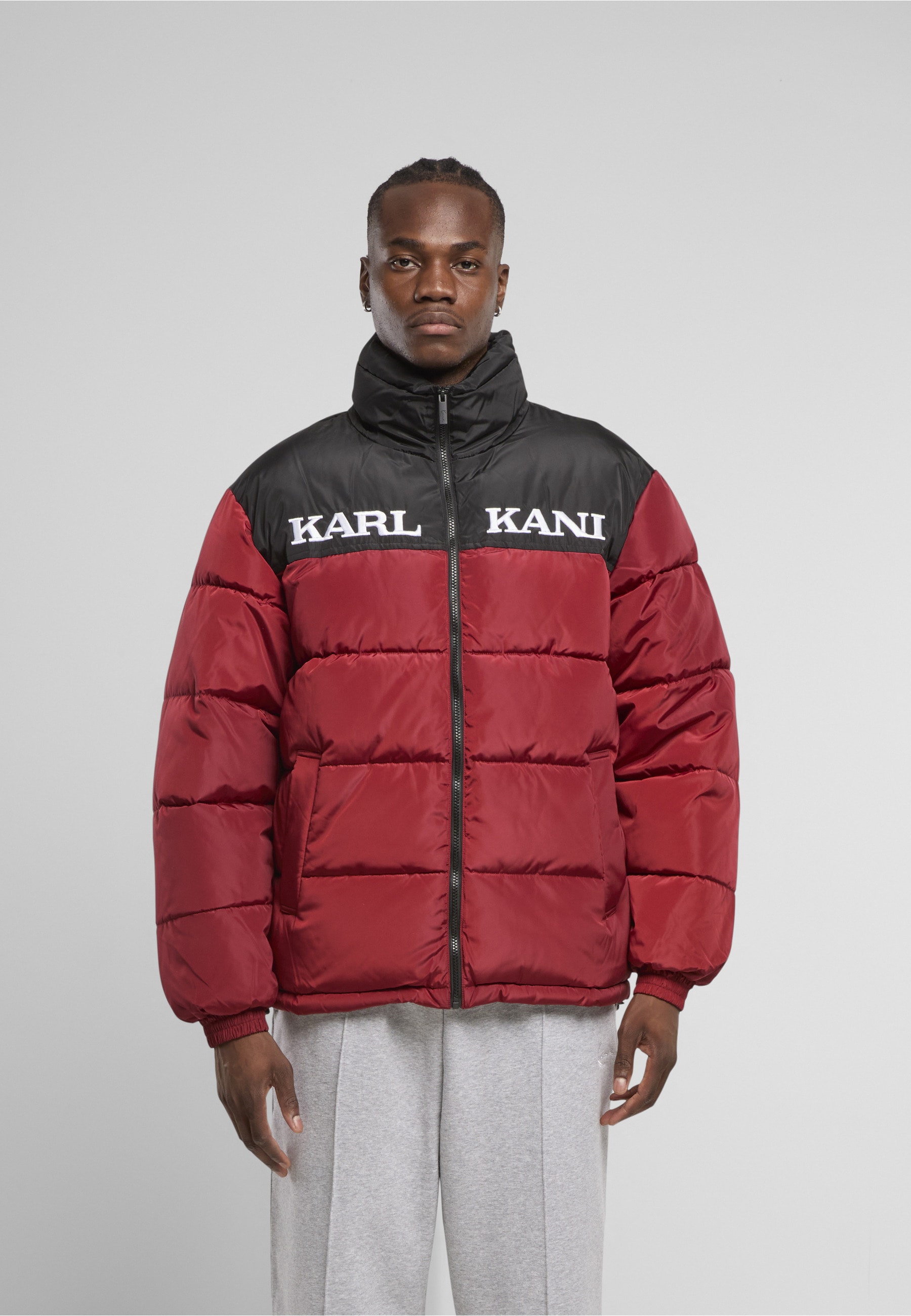 Karl Kani Winterjacke »Karl Kani Retro Essential Puffer Jacket« 1 Stk. tlg. ohne Kapuze