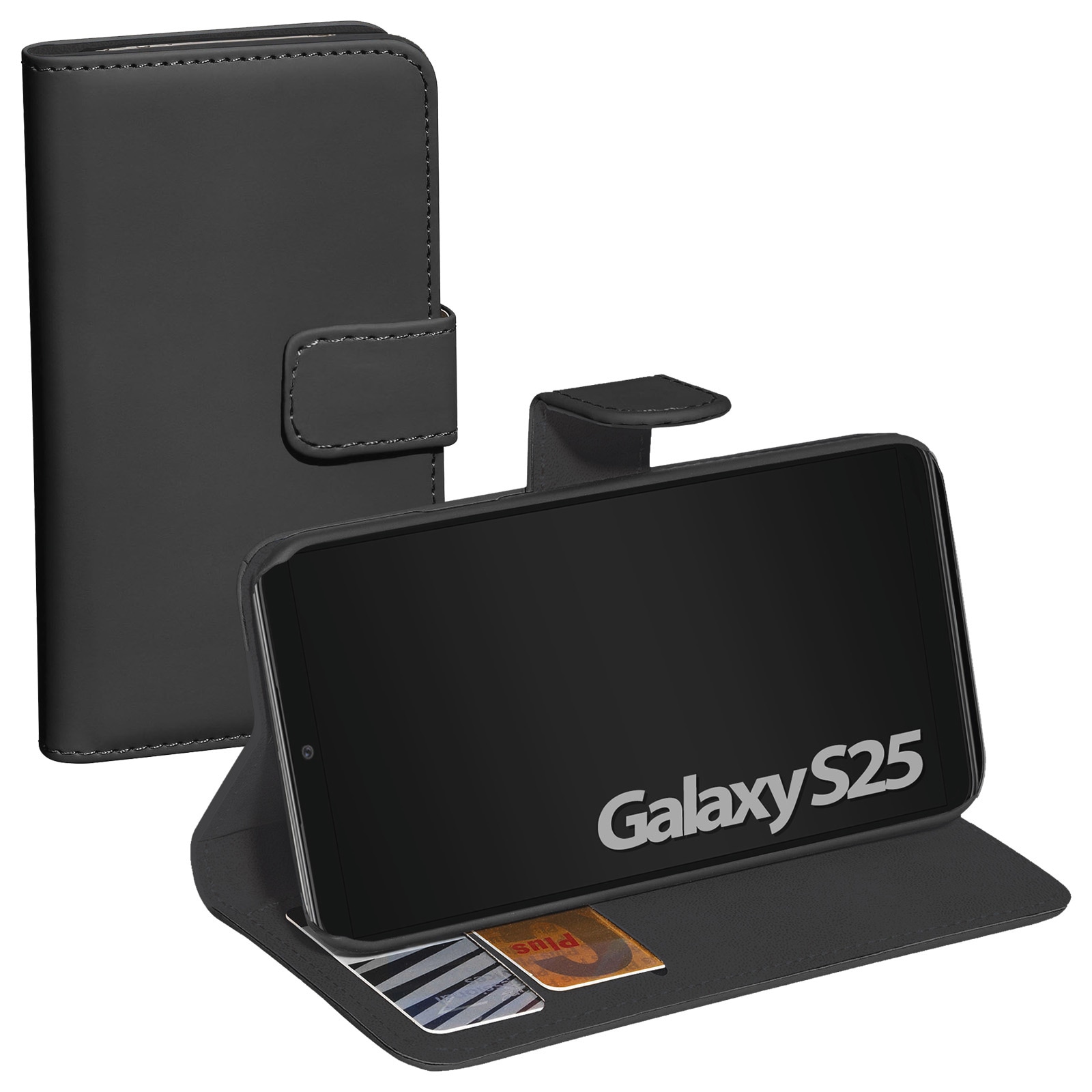 PEDEA Handyhülle »Book Cover Classic für Samsung Galaxy S25«, Samsung Galaxy S25, Backcover, Schutzhülle, Handyschutzhülle, Case, Schutzcase, stoßfest