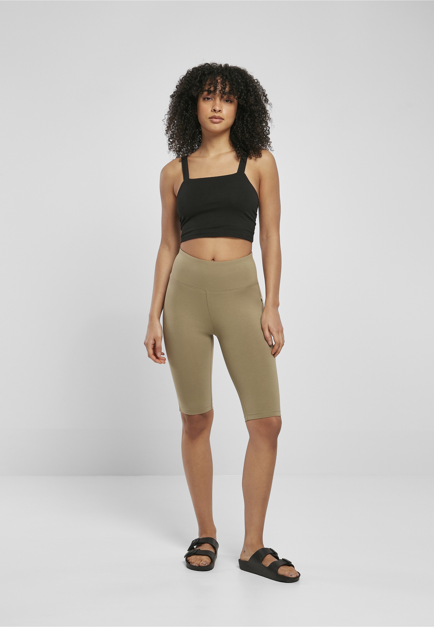URBAN CLASSICS Fahrradhose »Urban Classics Damen Ladies Organic Stretch Jersey Cycle Shorts«
