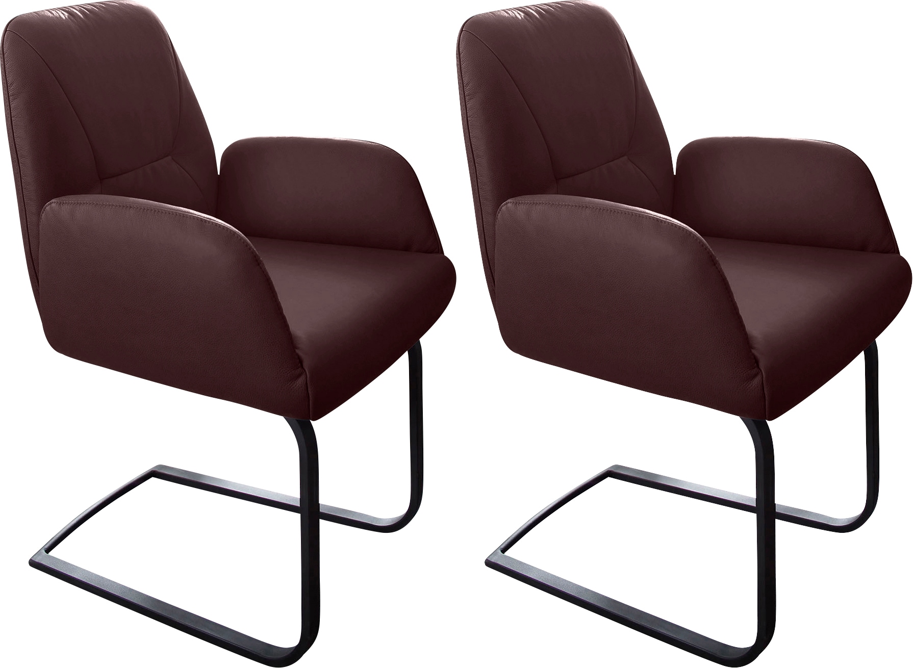 W.SCHILLIG Freischwinger "ole" (Set) 2 Stk. Longlife Xtra-Leder Z69 2er- od günstig online kaufen