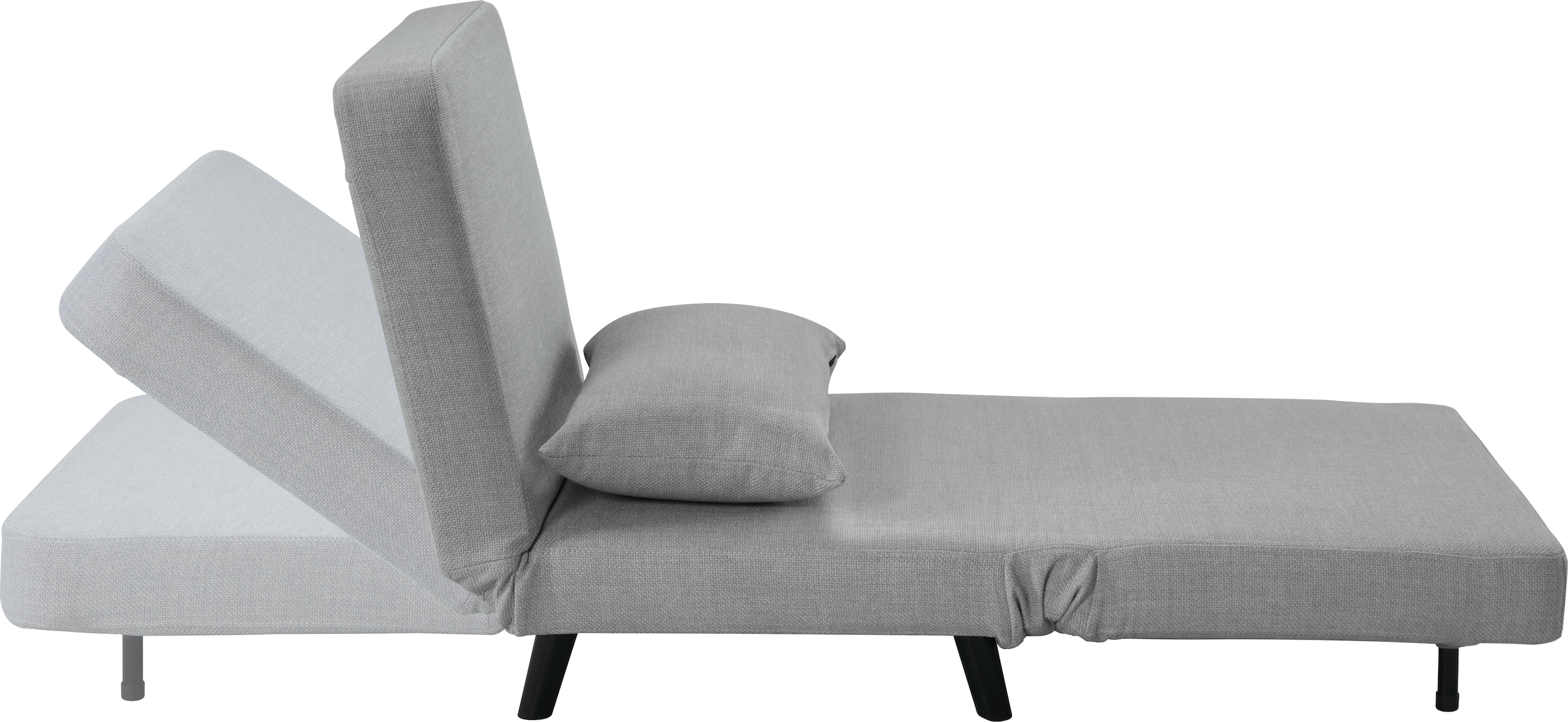ATLANTIC home collection Sessel »Robby« inkl. Bettfunktion, mehrfach verstellbar, Strukturbezug