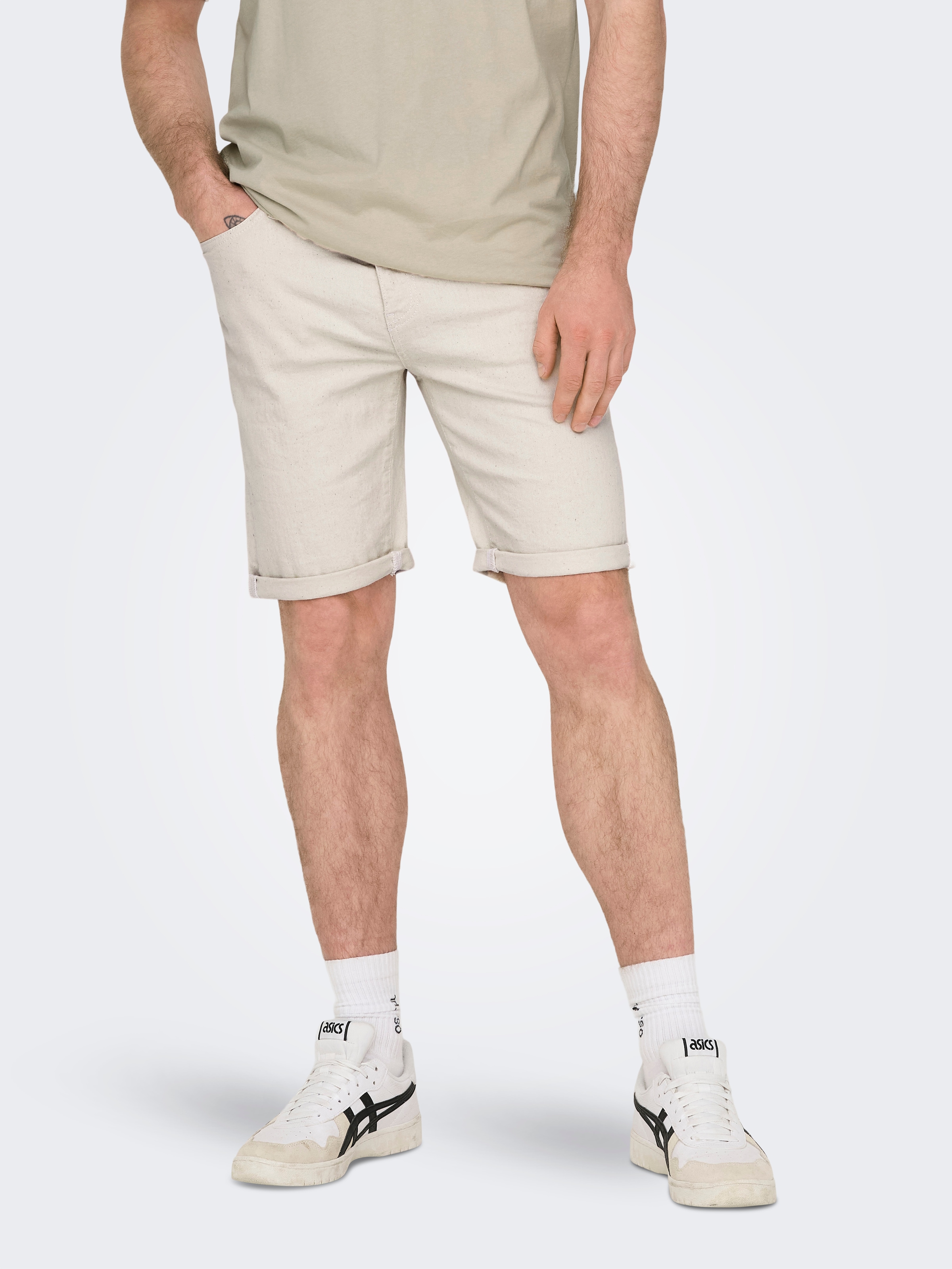 ONLY & SONS ONLY & SONS Šortai »ONSPLY ECRU 9296 A...
