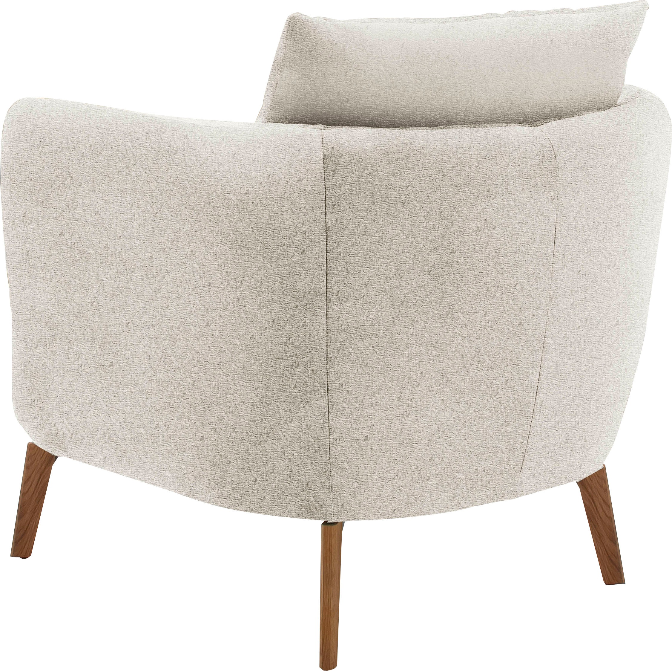 SCHÖNER WOHNEN-Kollektion Sessel »Pearl - 5 Jahre Hersteller-Garantie, auch in Bouclé«, Maße (B/H/T): 86/68/86 cm, Füße Massivholz