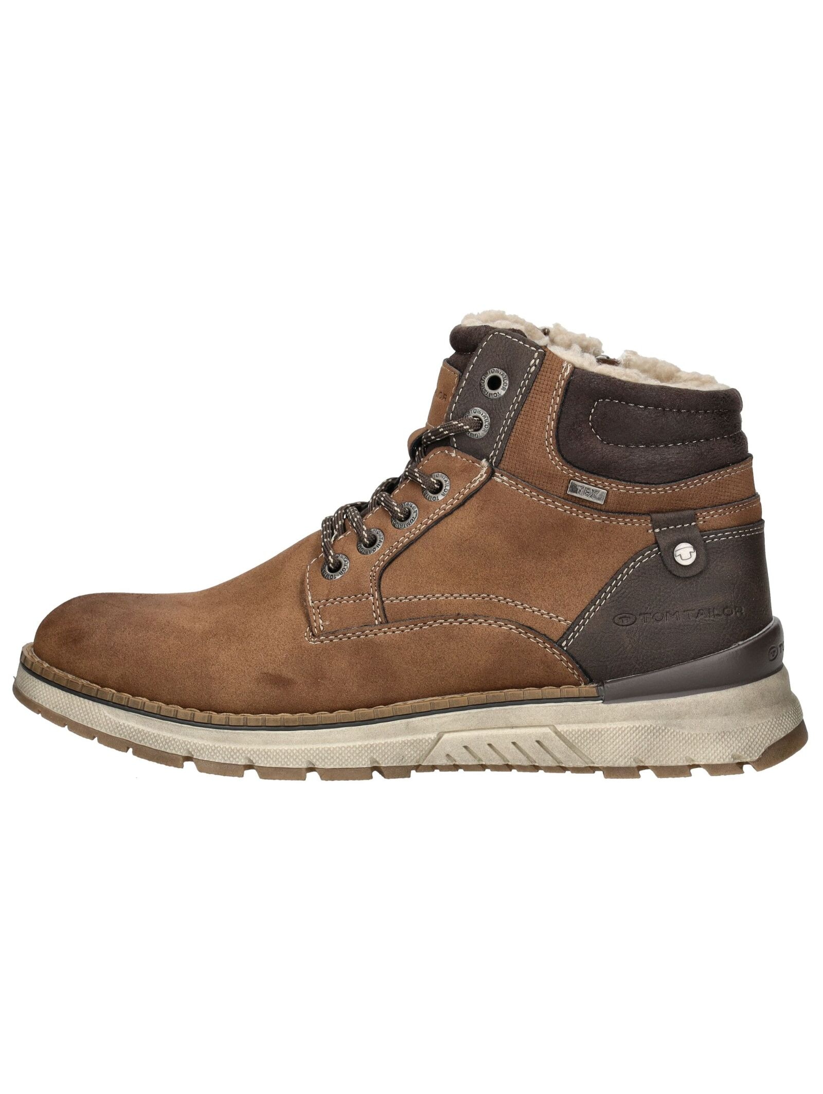 TOM TAILOR Schnürstiefelette »Tom Tailor Stiefelette Lederimitat«