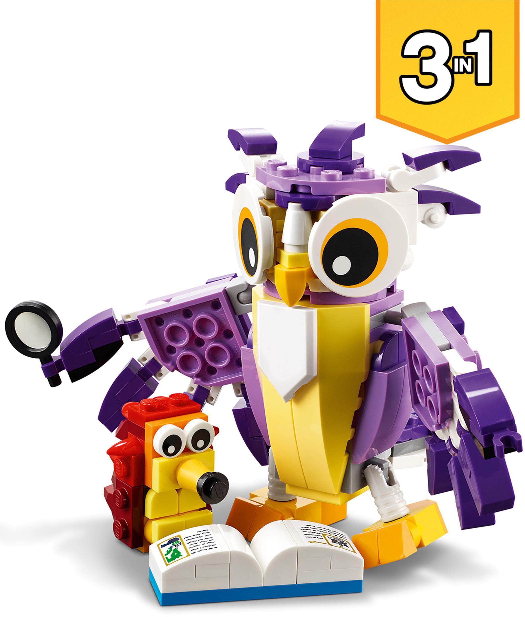 LEGO® Konstruktionsspielsteine »Wald-Fabelwesen (31125), LEGO® Creator 3in1«, (175 St.), Made in Europe