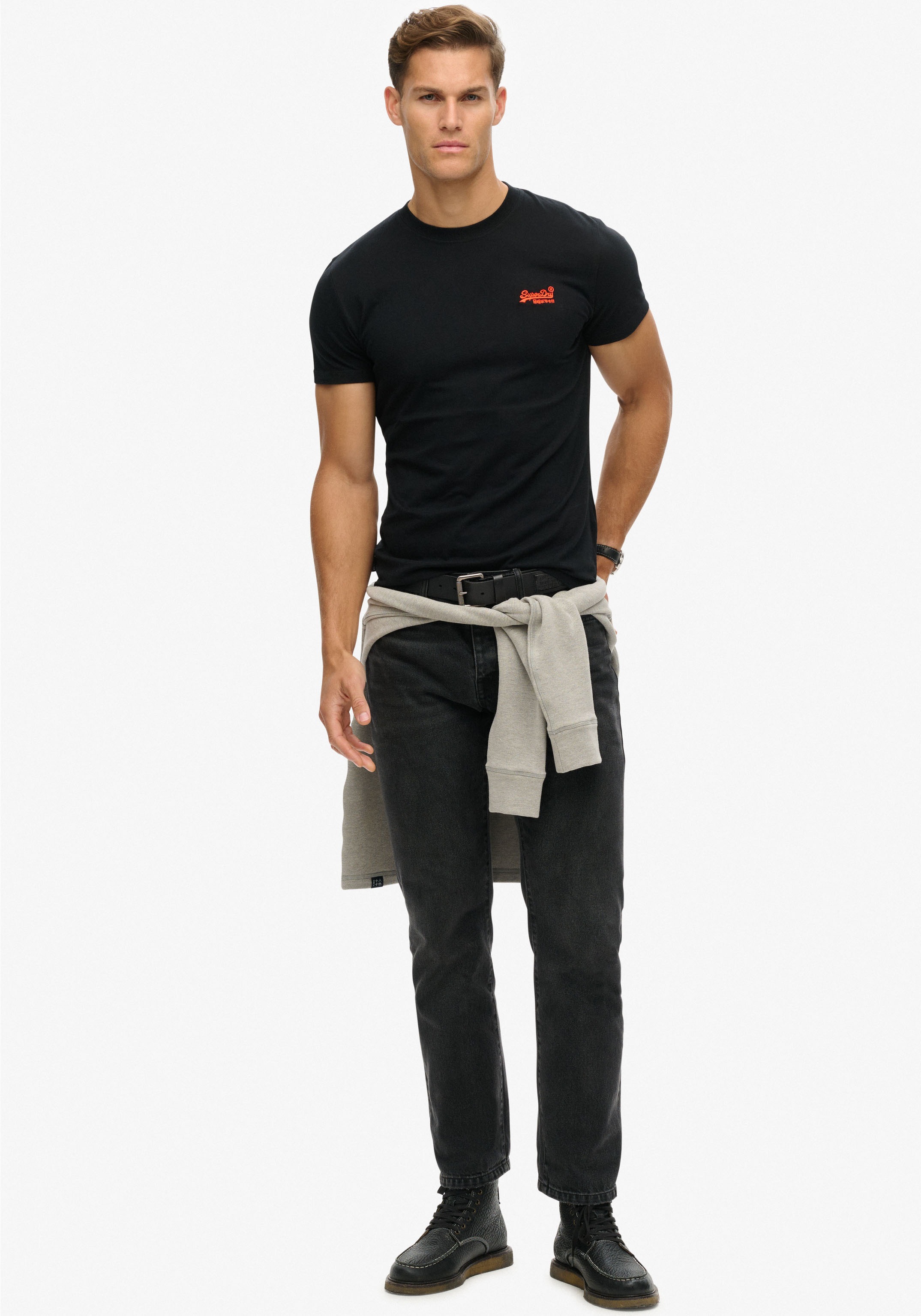 Superdry Rundhalsshirt »ESSENTIAL LOGO EMB TEE«