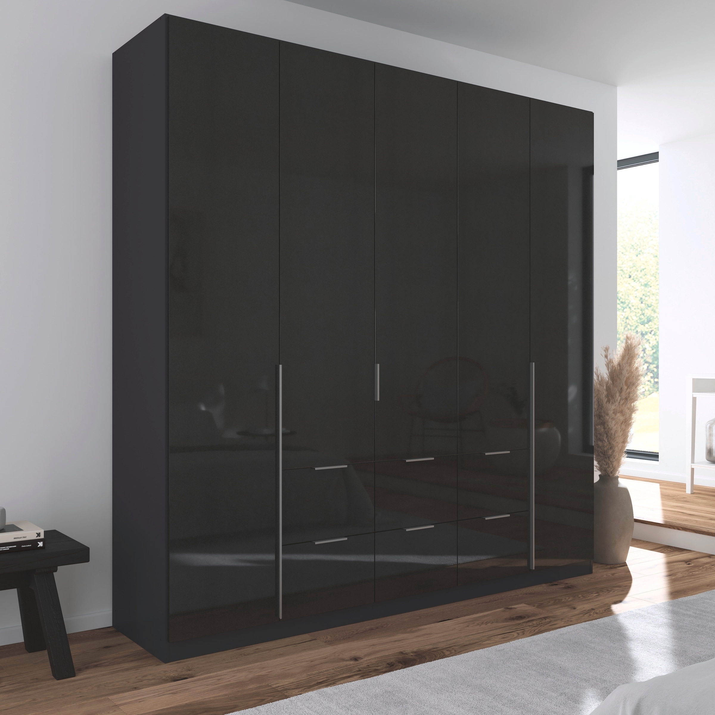 OTTO home Drehtürenschrank "Kleiderschrank Schrank Garderobe AGORDO mit Dek günstig online kaufen