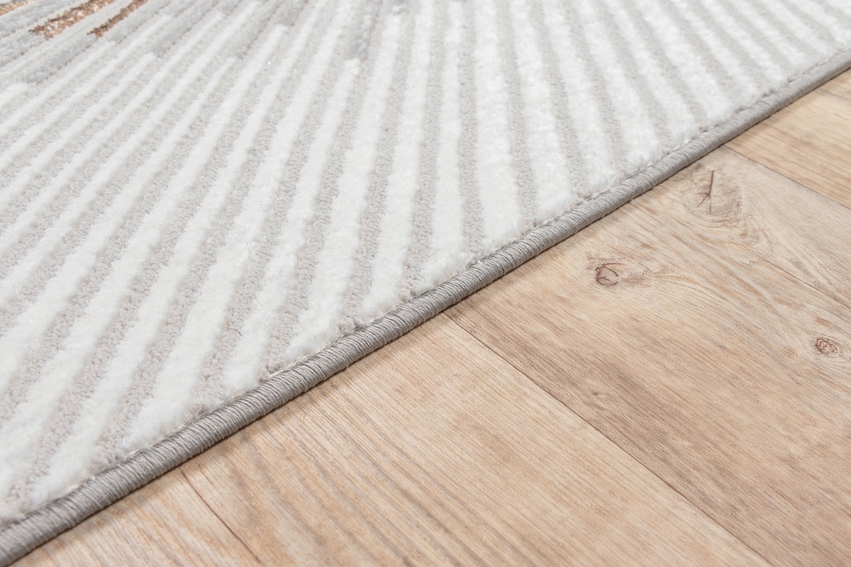 the carpet Teppich »Mila«, rechteckig, 8 mm Höhe, moderner Wohnzimmer Teppich elegant glänzender Flor