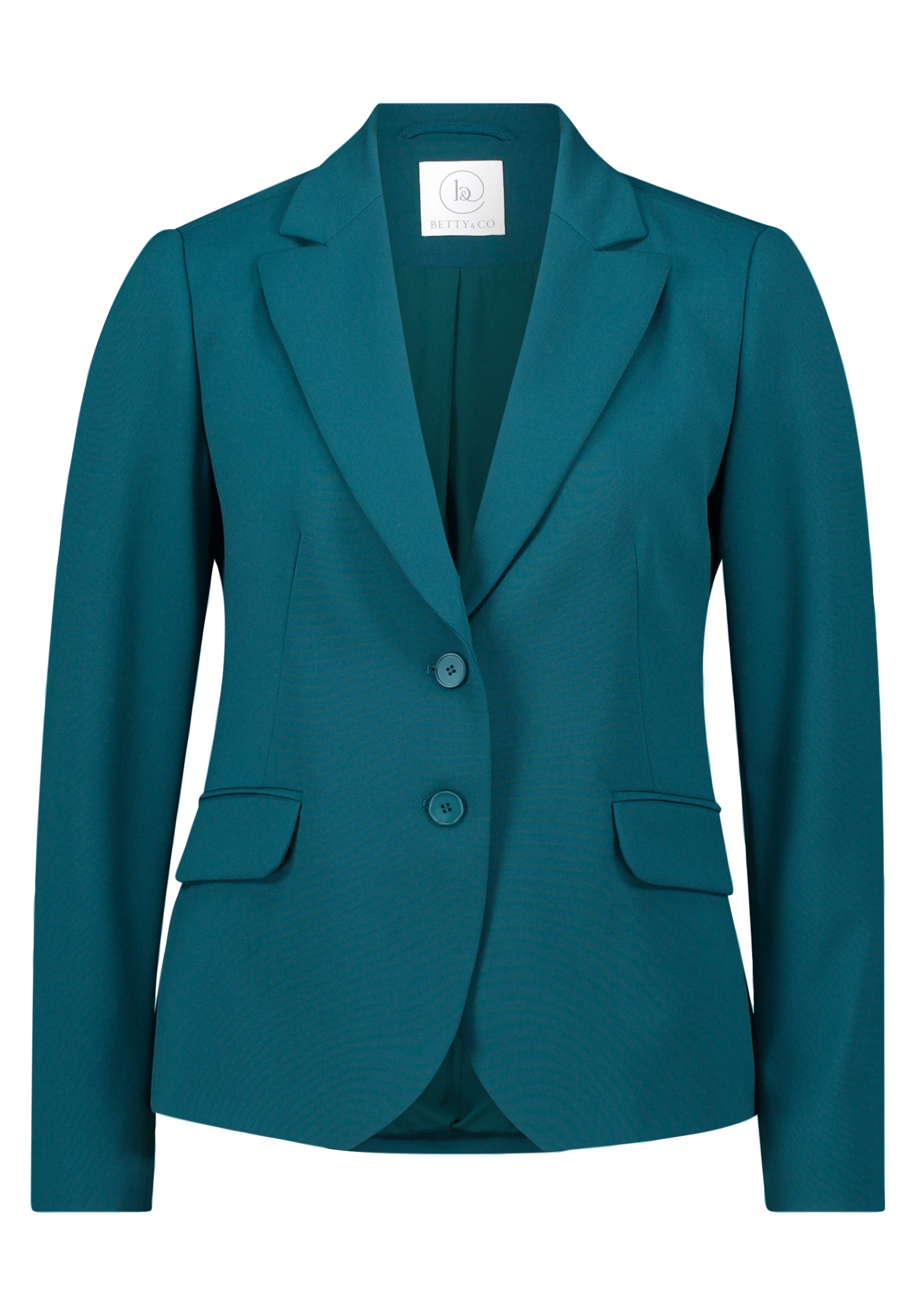 Betty&Co Longblazer "Betty & Co Damen Klassischer Blazer mit Taschen", Druc günstig online kaufen