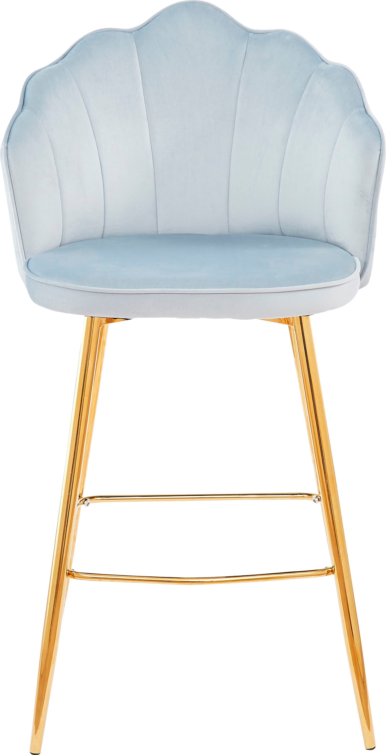 SalesFever Barhocker »Clam«, (Set, 2er Set), extravagantes Muscheldesign