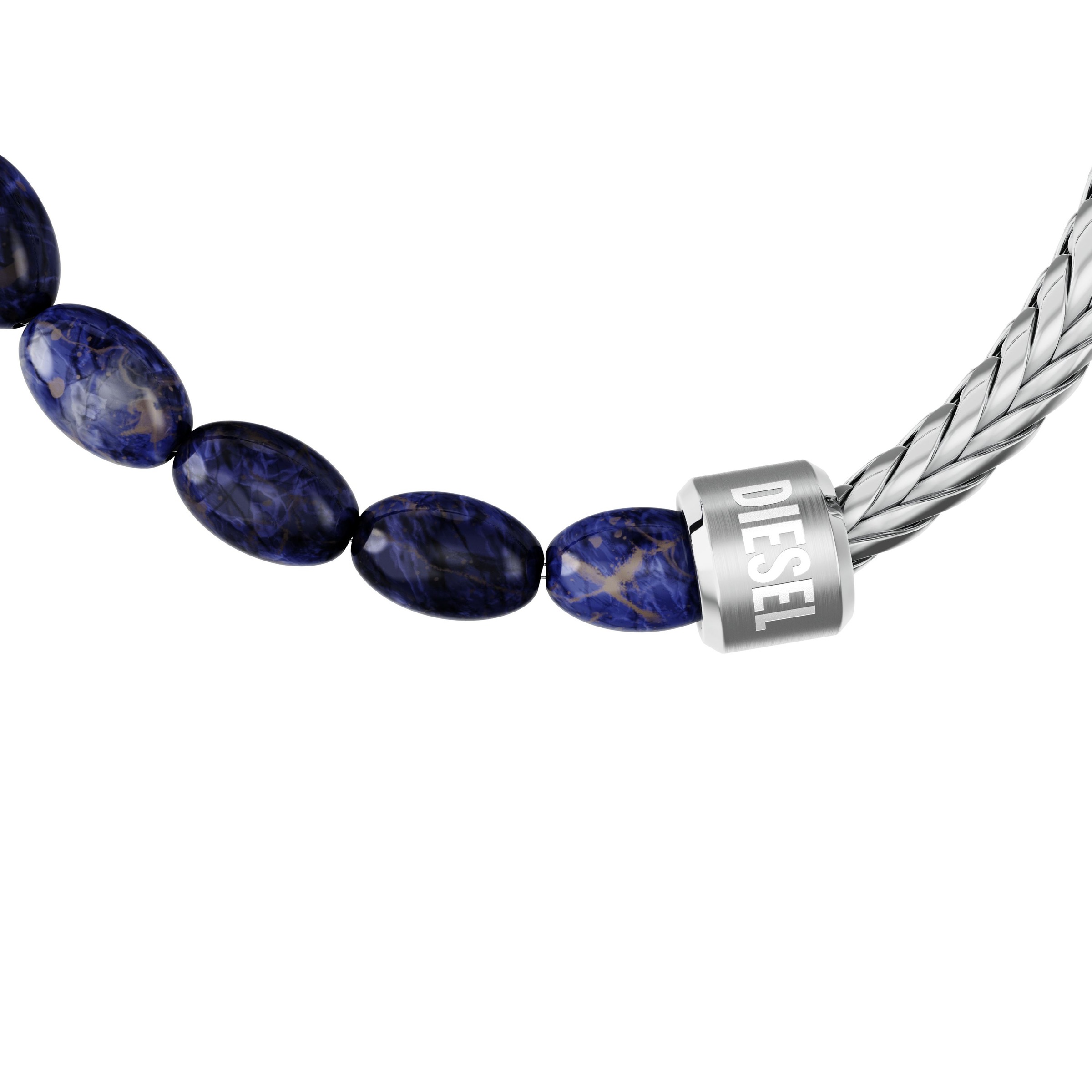 Diesel Armband »Diesel Font« mit Lapislazuli oder Achat