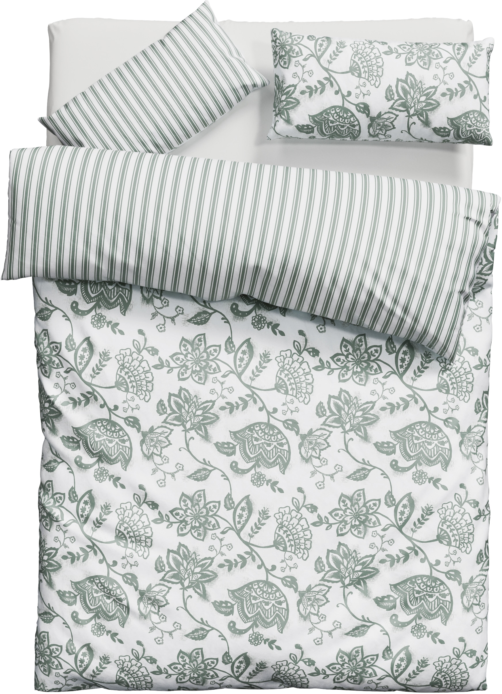 andas Bettwäsche »Nordby« 2 tlg. Bettwäsche aus Baumwolle, skandinavisches Design, ab Größe 135x200 cm