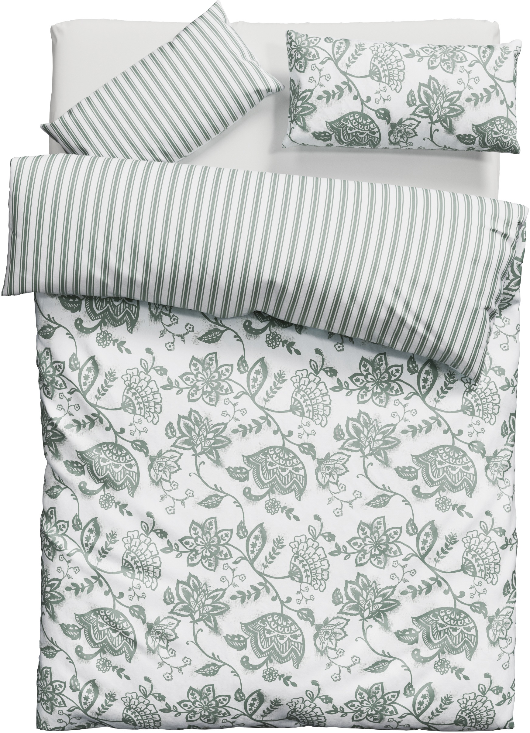 andas Bettwäsche "Nordby" 2 tlg. Bettwäsche aus Baumwolle, skandinavisches günstig online kaufen