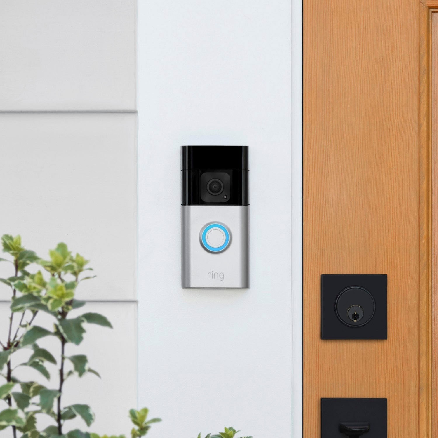 Ring Überwachungskamera »Battery Video Doorbell Plus«, Außenbereich-Innenbereich