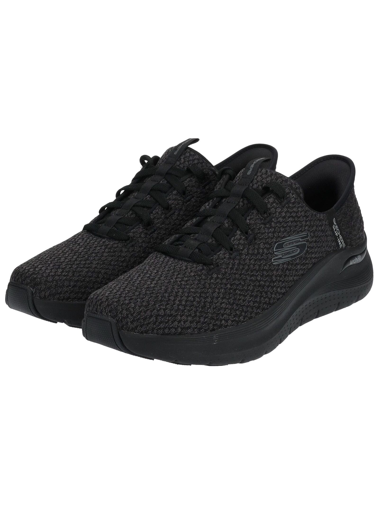 Sneaker SKECHERS "Skechers Sneaker Textil", Herren, Gr. 41, schwarz, Textil, Schuhe Sneaker 6