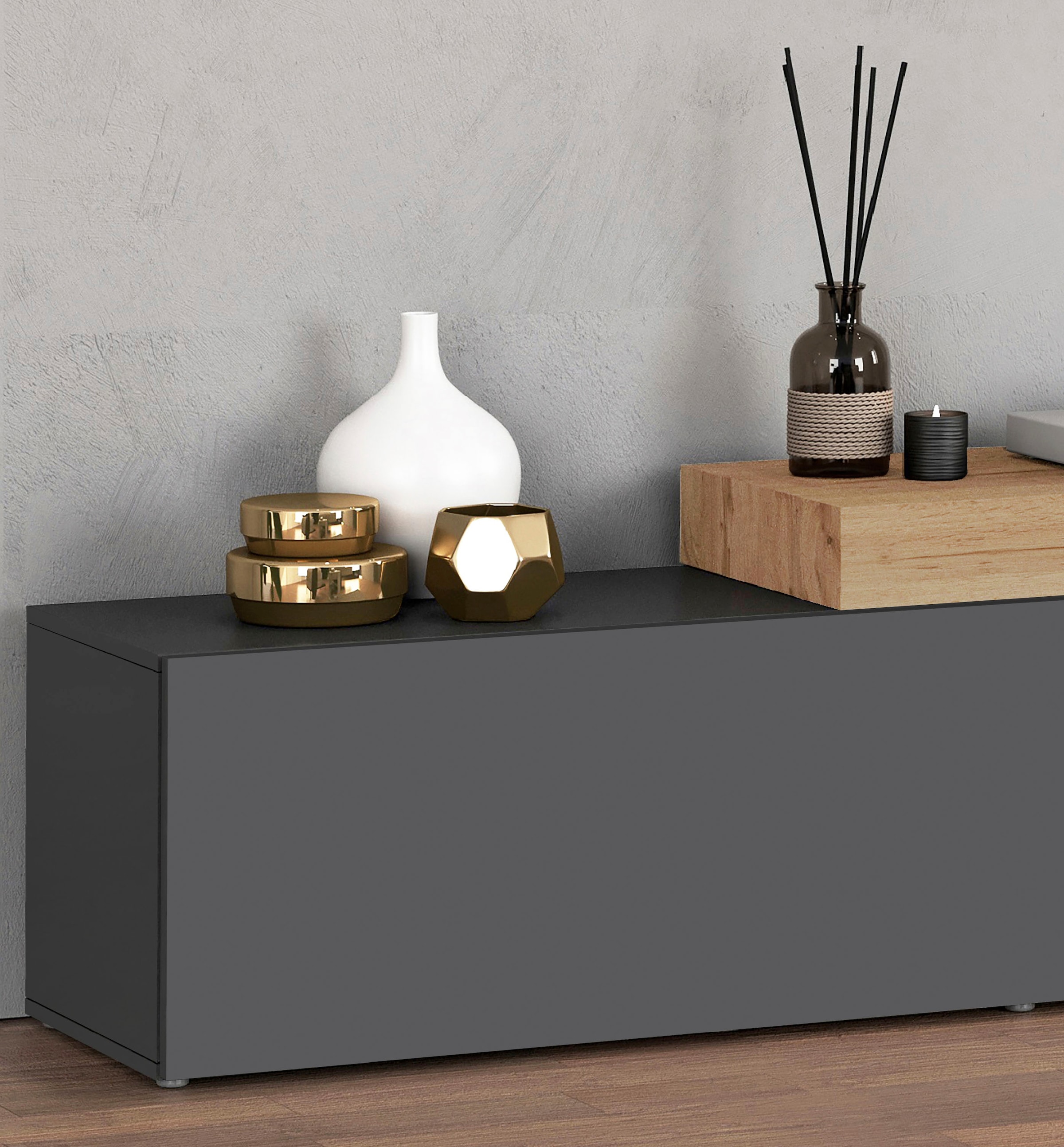 OTTO home Wohnwand »Chronos Wohnwand, Medienwand, 5-er set« Set, 5 Stk. tlg.