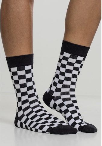 Strümpfe »Urban Classics Accessoires Checker Socks 2-Pack«, (1 Paar)