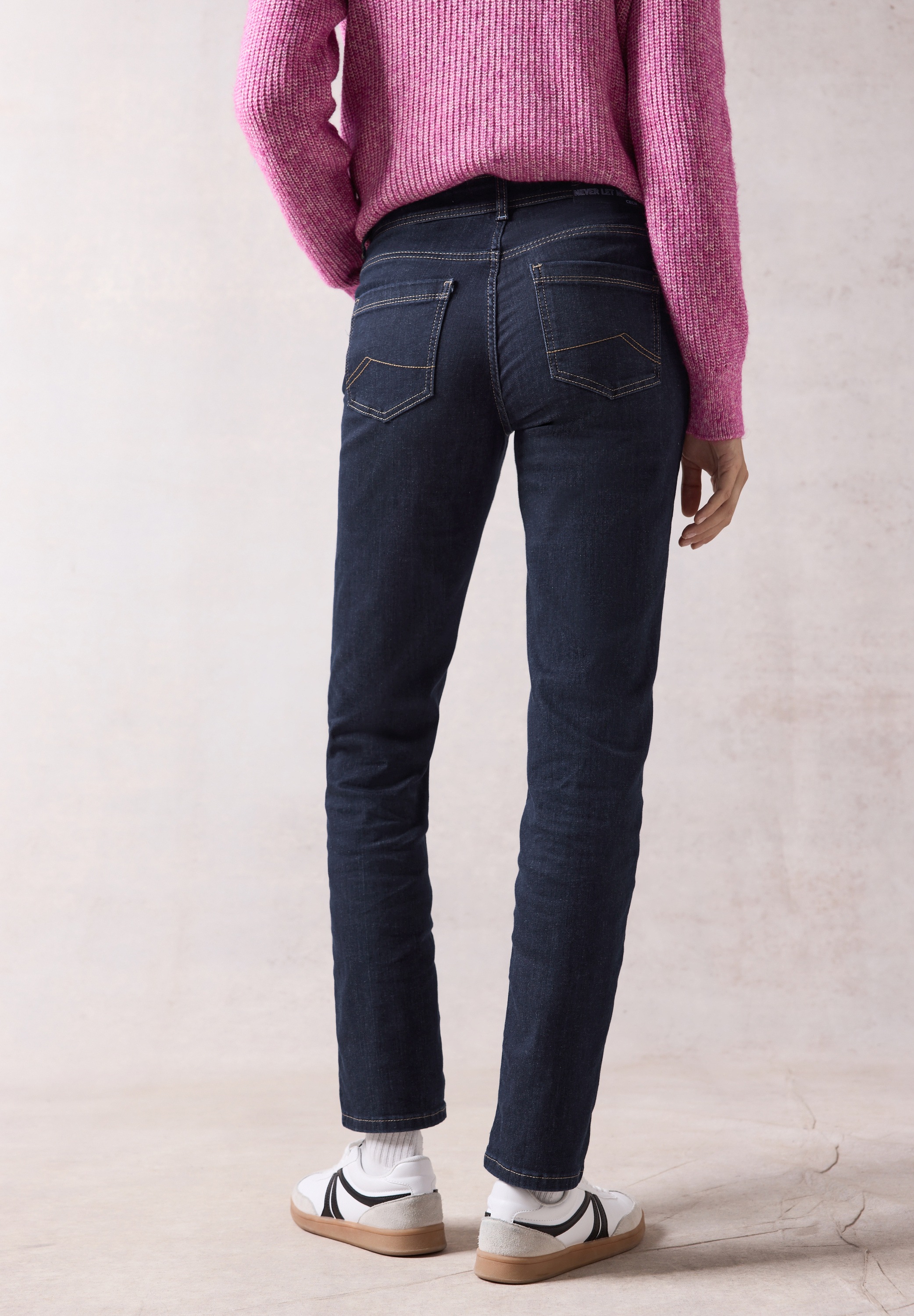 Cecil Gerade Jeans, High Waist günstig online kaufen