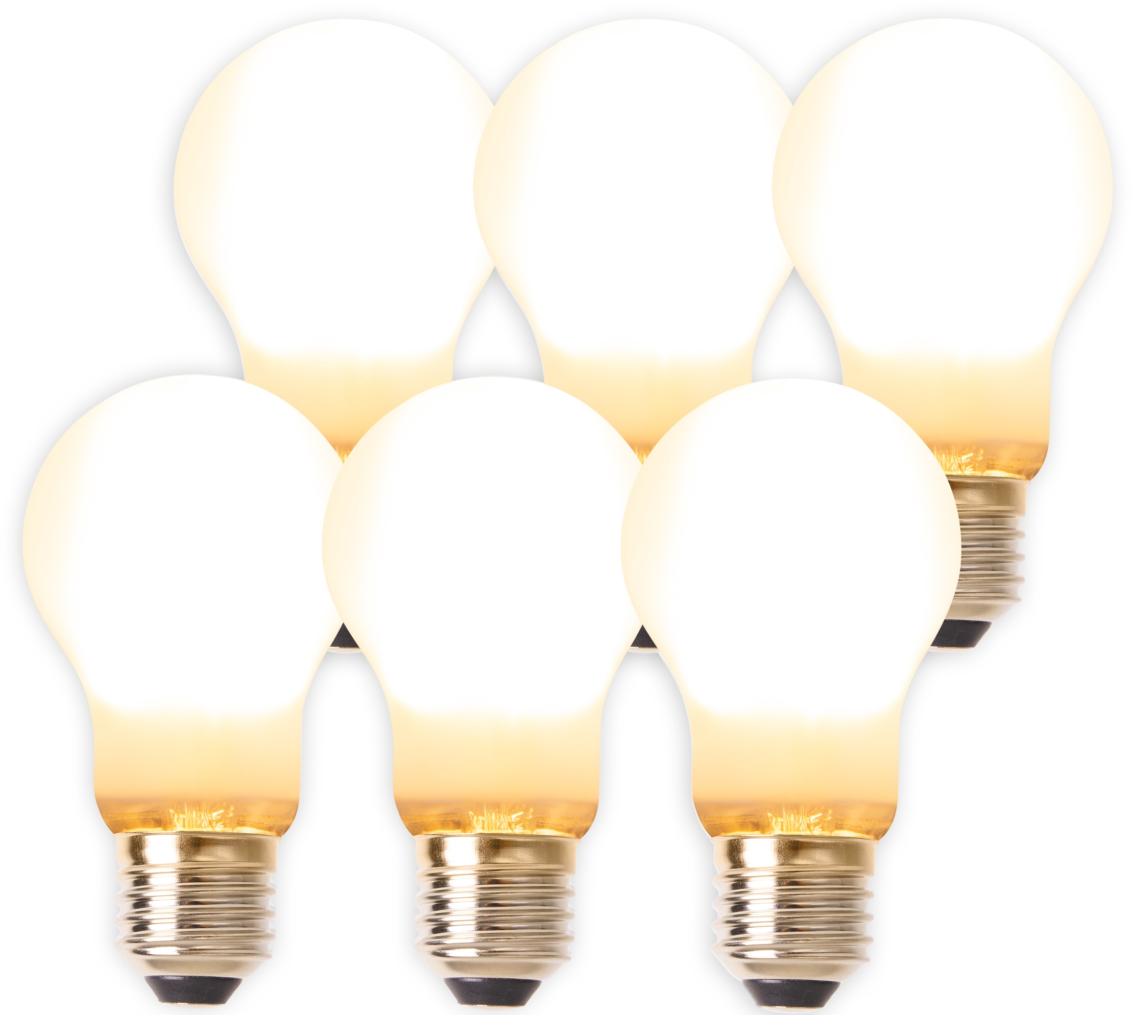 näve LED-Leuchtmittel, E27, 6 St., Warmweiß, LED 6er Set, Leuchtmittel,6xE27total8,3W,  nicht dimmbar kaufen | BAUR