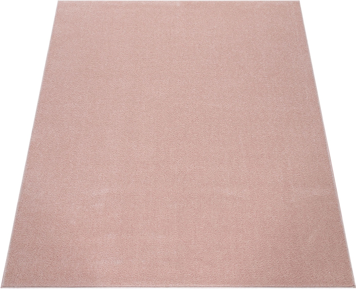 Paco Home Teppich »Porto 890«, rechteckig, 13 mm Höhe, Kurzflor, Uni-Farben, ideal im Wohnzimmer & Schlafzimmer