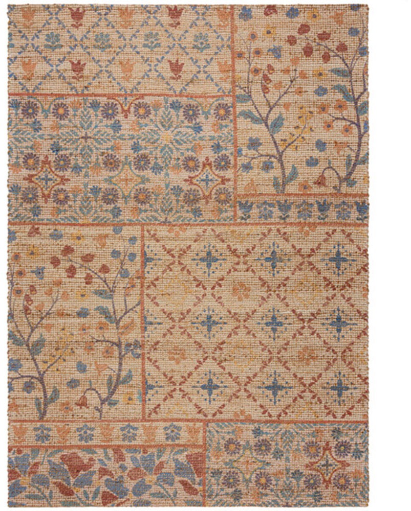 FLAIR RUGS Teppich »RILEY BLOCK GEO«, rechteckig, 2 mm Höhe, Riley Block Geometrischer Läufer Teppich