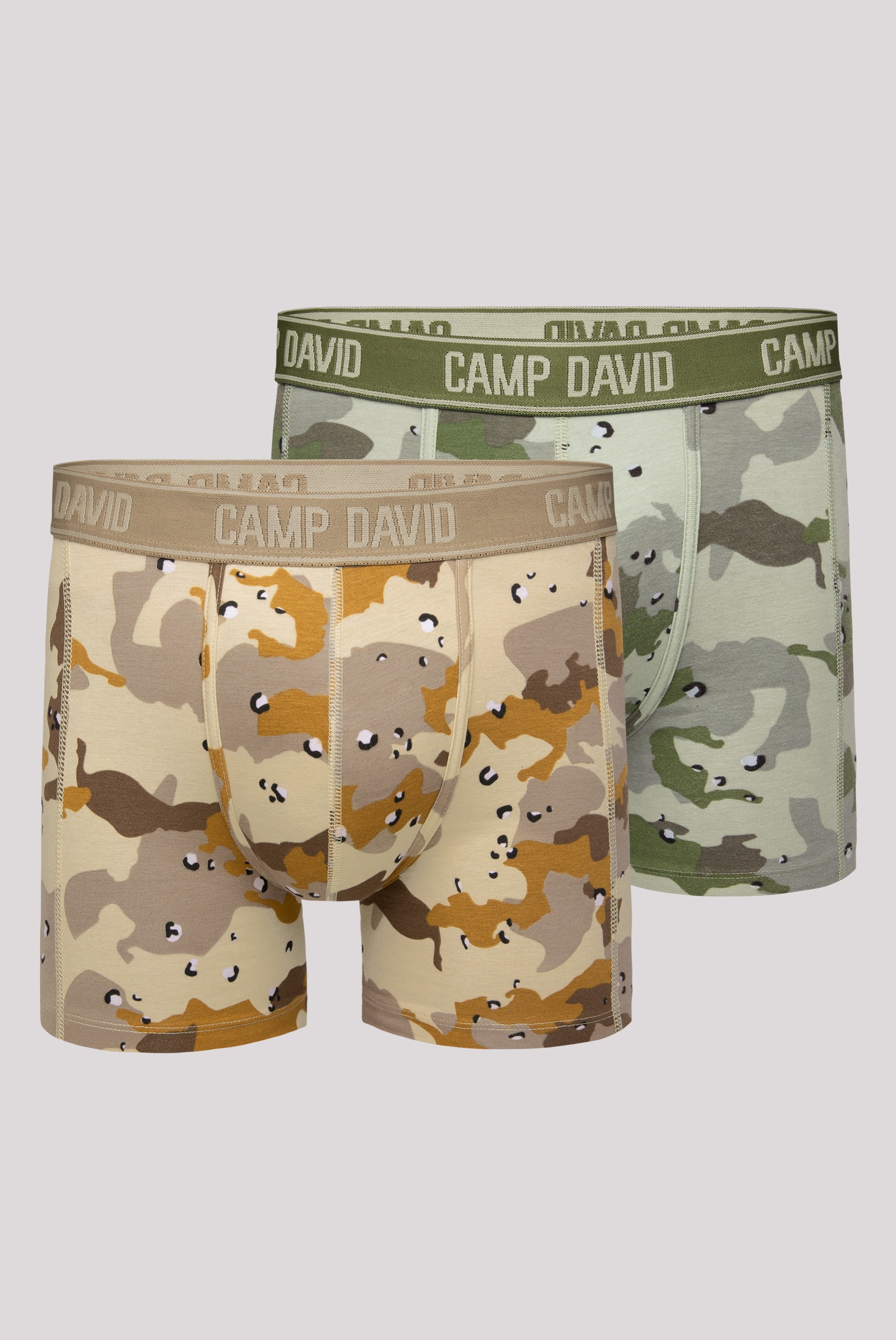 CAMP DAVID Boxershorts "Set:", (2 St.), mit All Over Print