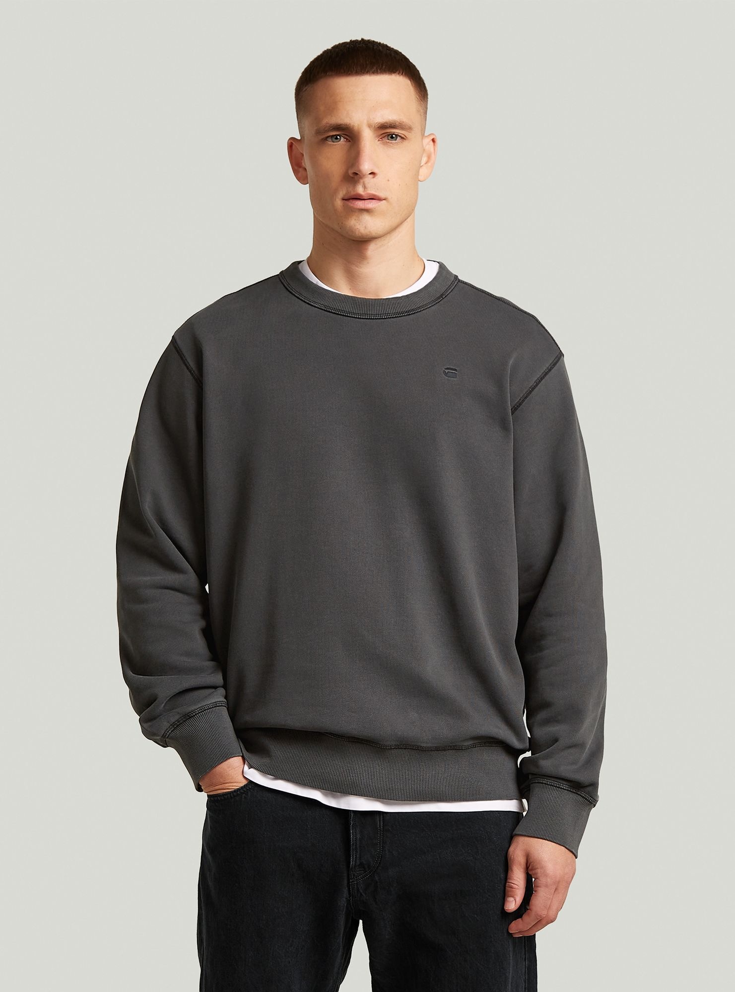 G-STAR Longpullover "Unit Washed Sweatshirt"